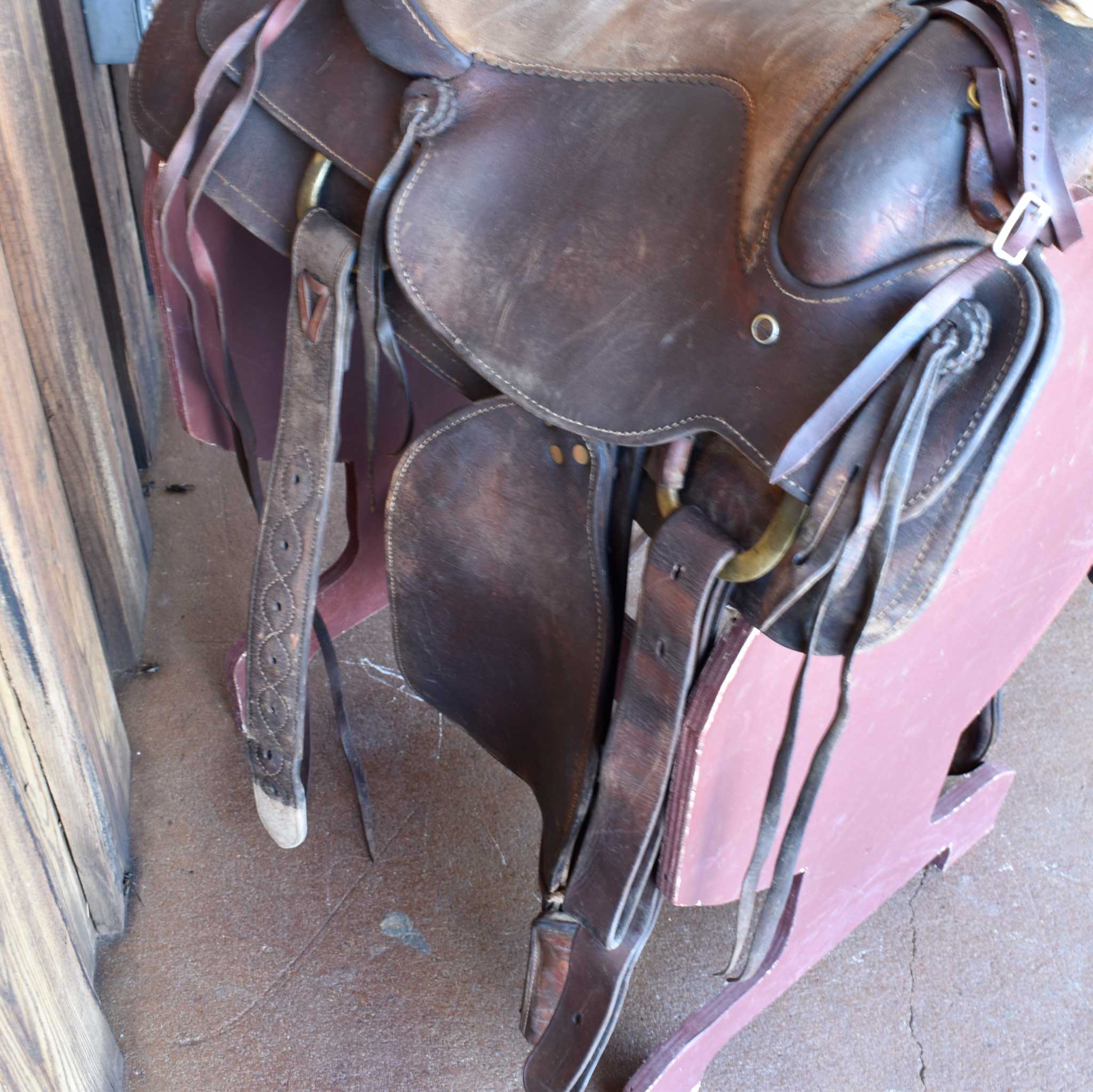 Used 15.5" Hissell Non-Rider Saddle - Image 8