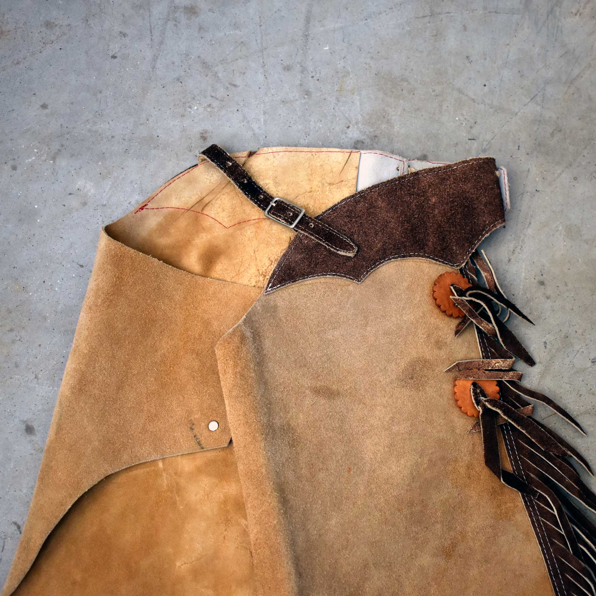 Used Tan Fringed Chinks - Image 3