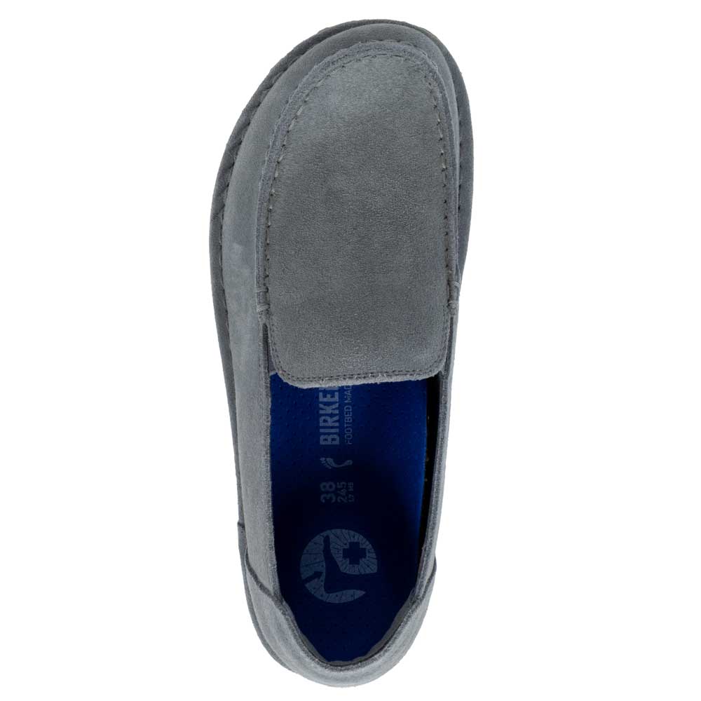 Birkenstock Utti Suede Leather Moccasin - Basalt Gray - Image 2