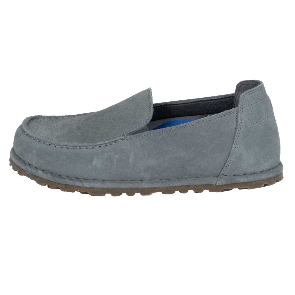Birkenstock Utti Suede Leather Moccasin - Basalt Gray - Image 3