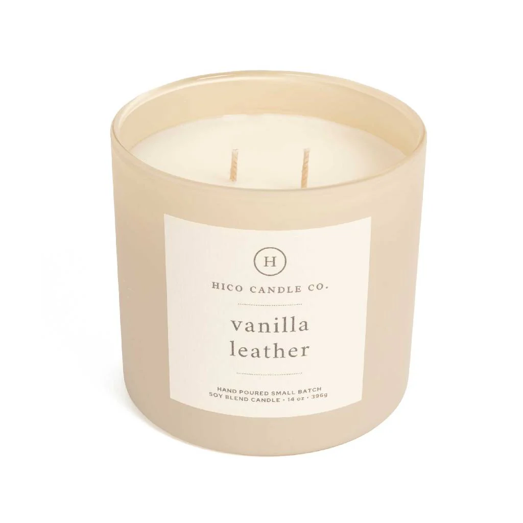 Hico Candle Co Vanilla Leather Candle - Image 2