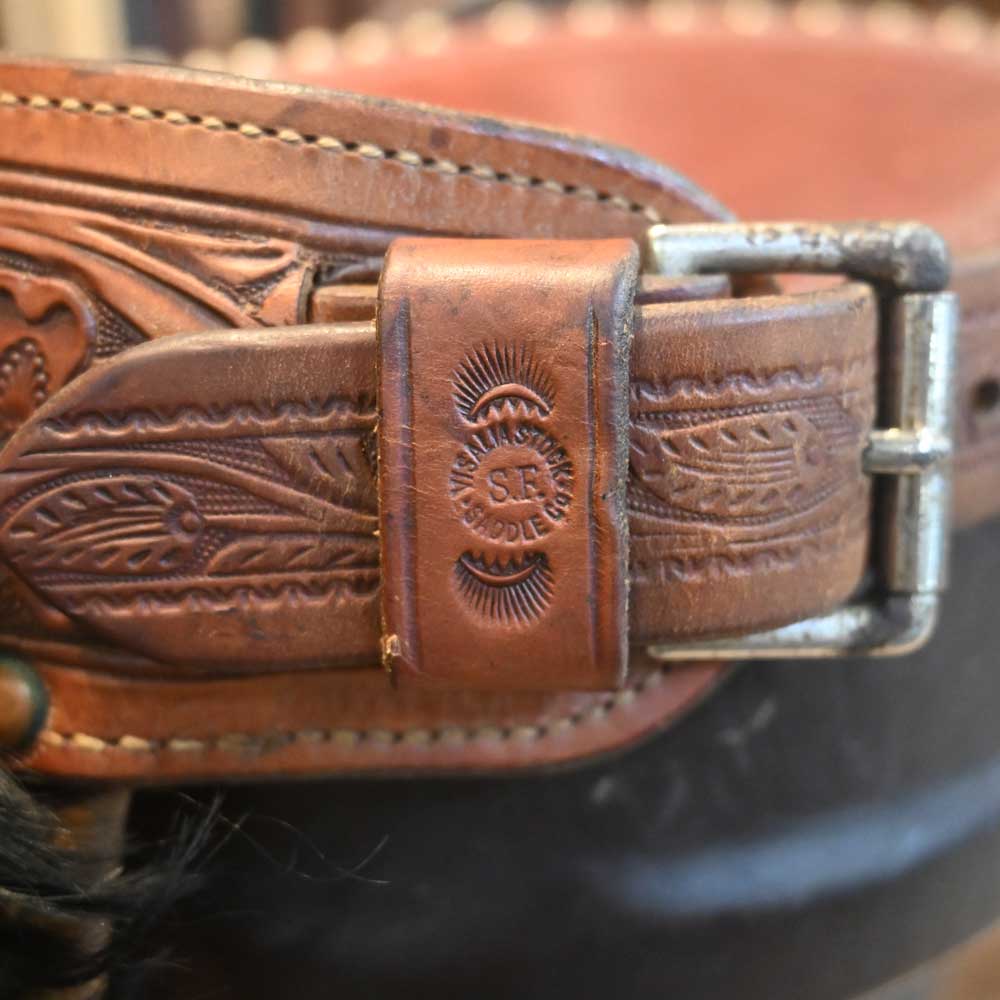 Visalia Stock Saddle Co. Angora Bell Chaps - Image 6