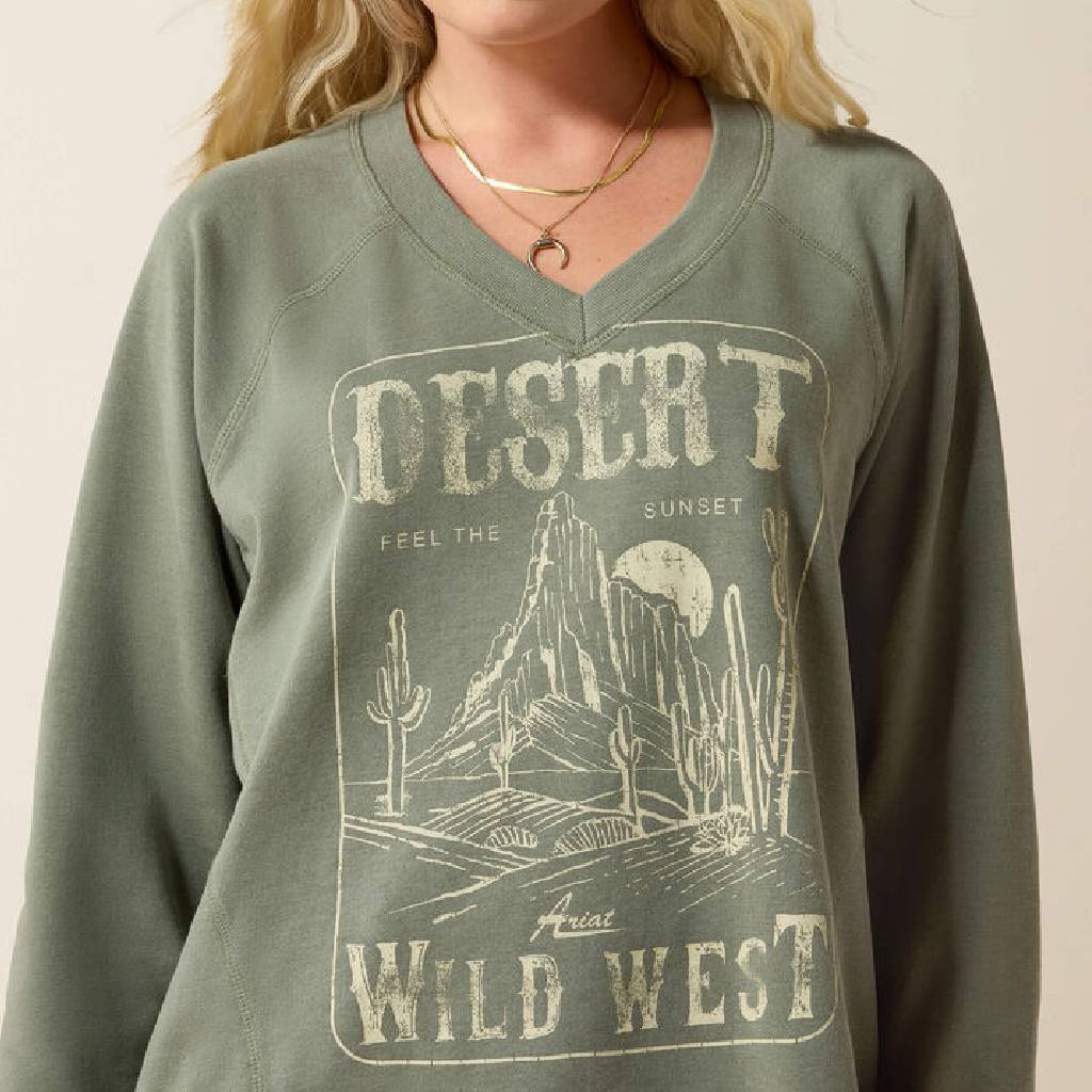 Ariat Women's Sea Spray Victoria Sweatshirt - Image 3