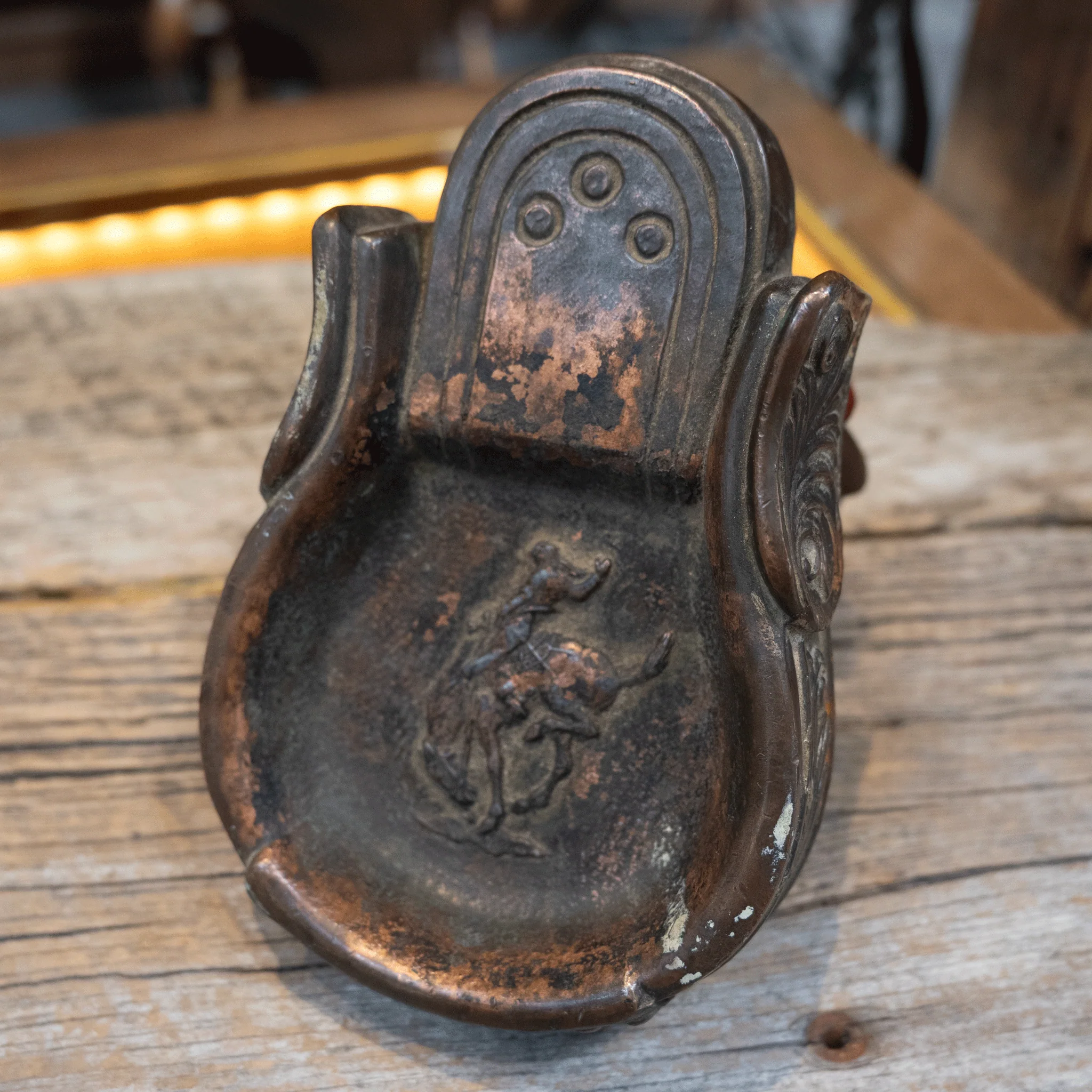 Vintage 1930's-40's Horse Stirrup Art Deco Ashtray
