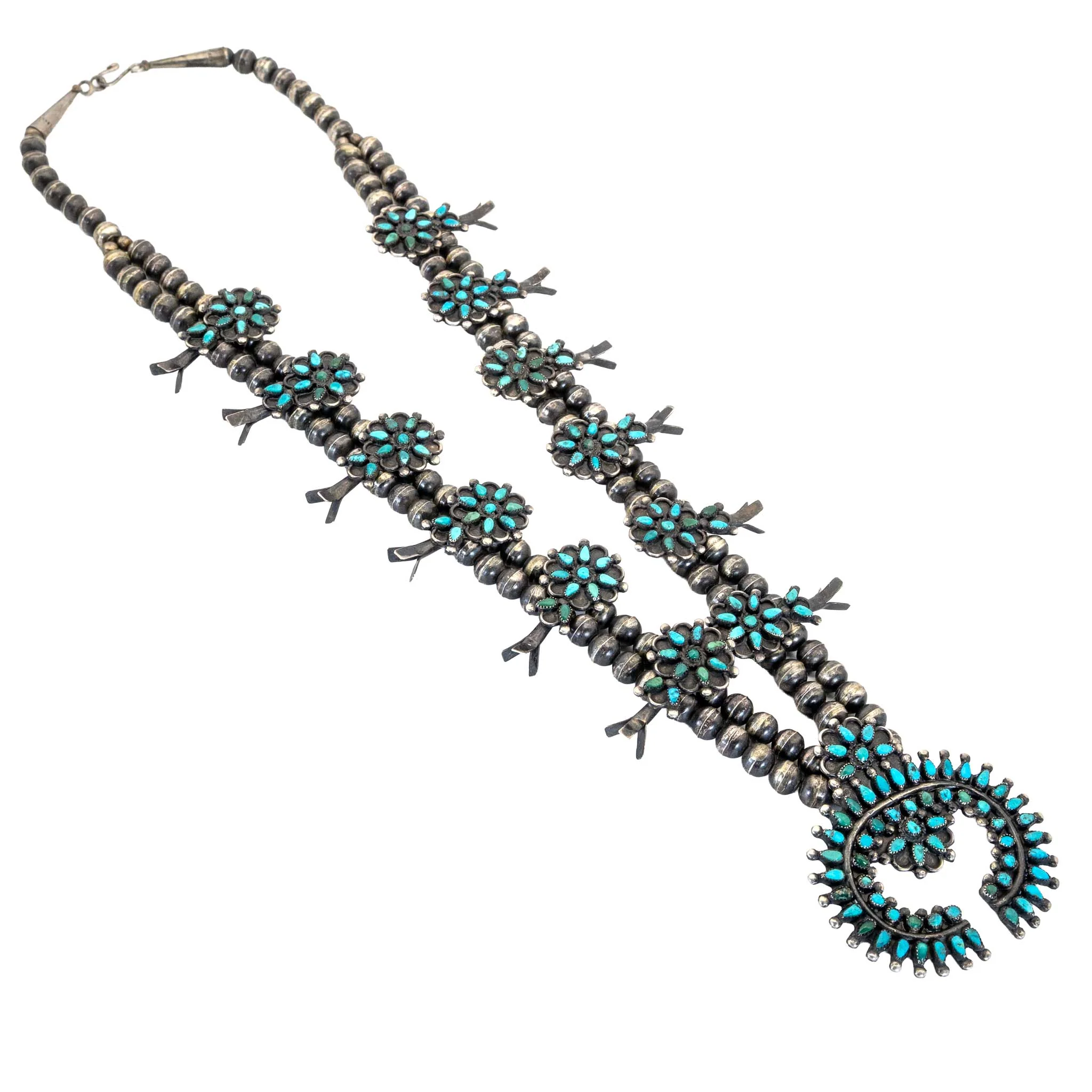 Vintage 1950 Squash Blossom Set - Image 3