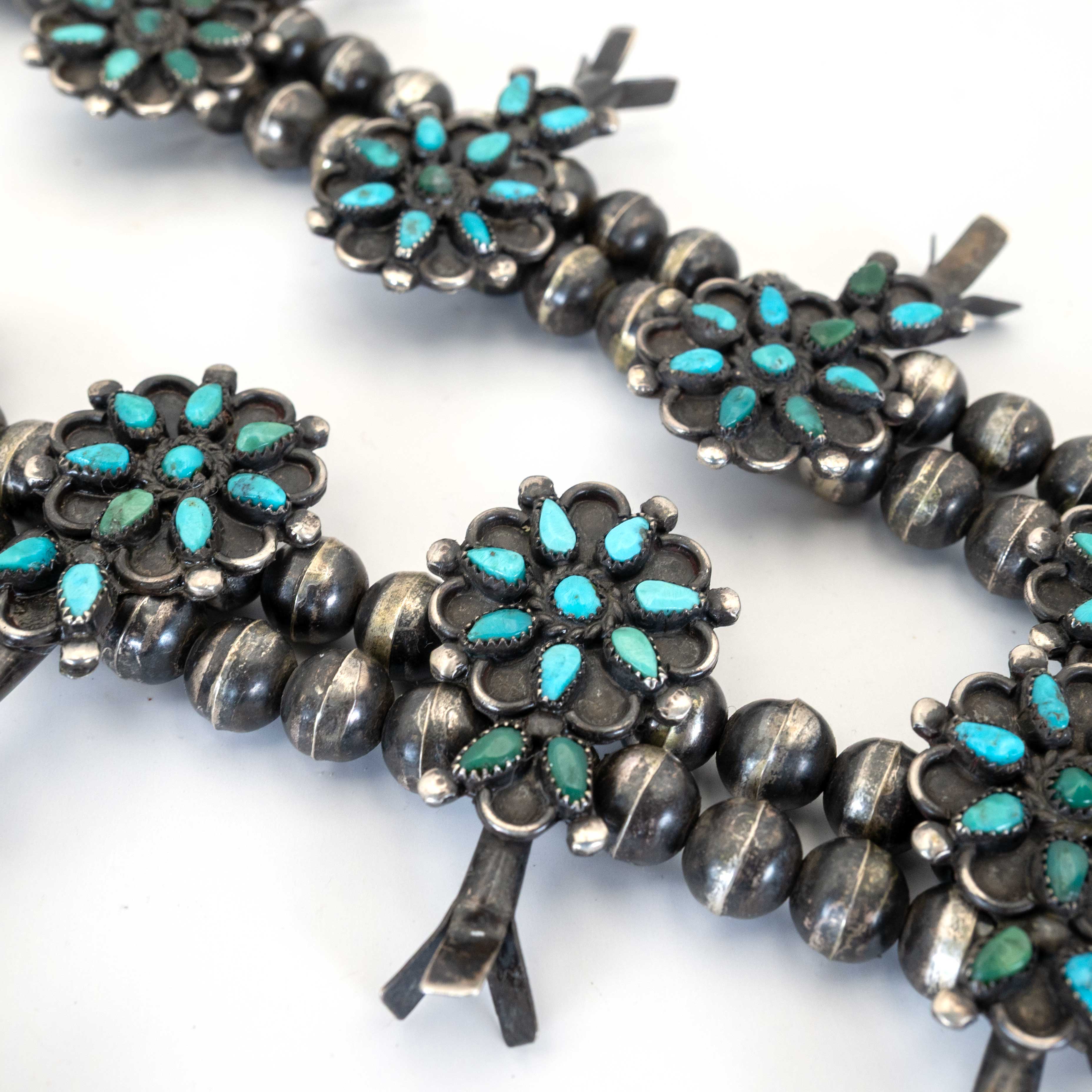 Vintage 1950 Squash Blossom Set - Image 5