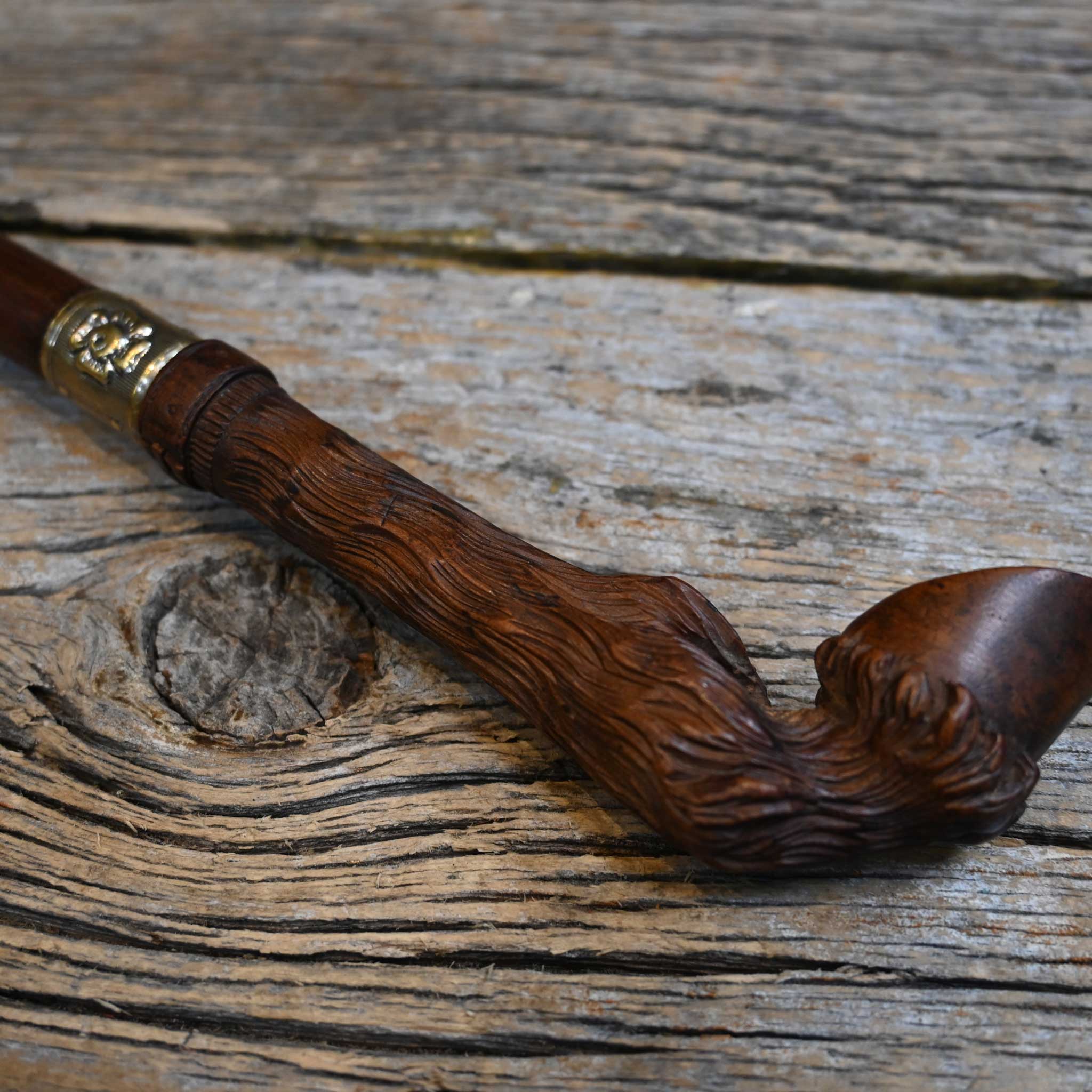 Vintage Wood Carved Horse Hoof Dagger...Very Rare! - Image 2