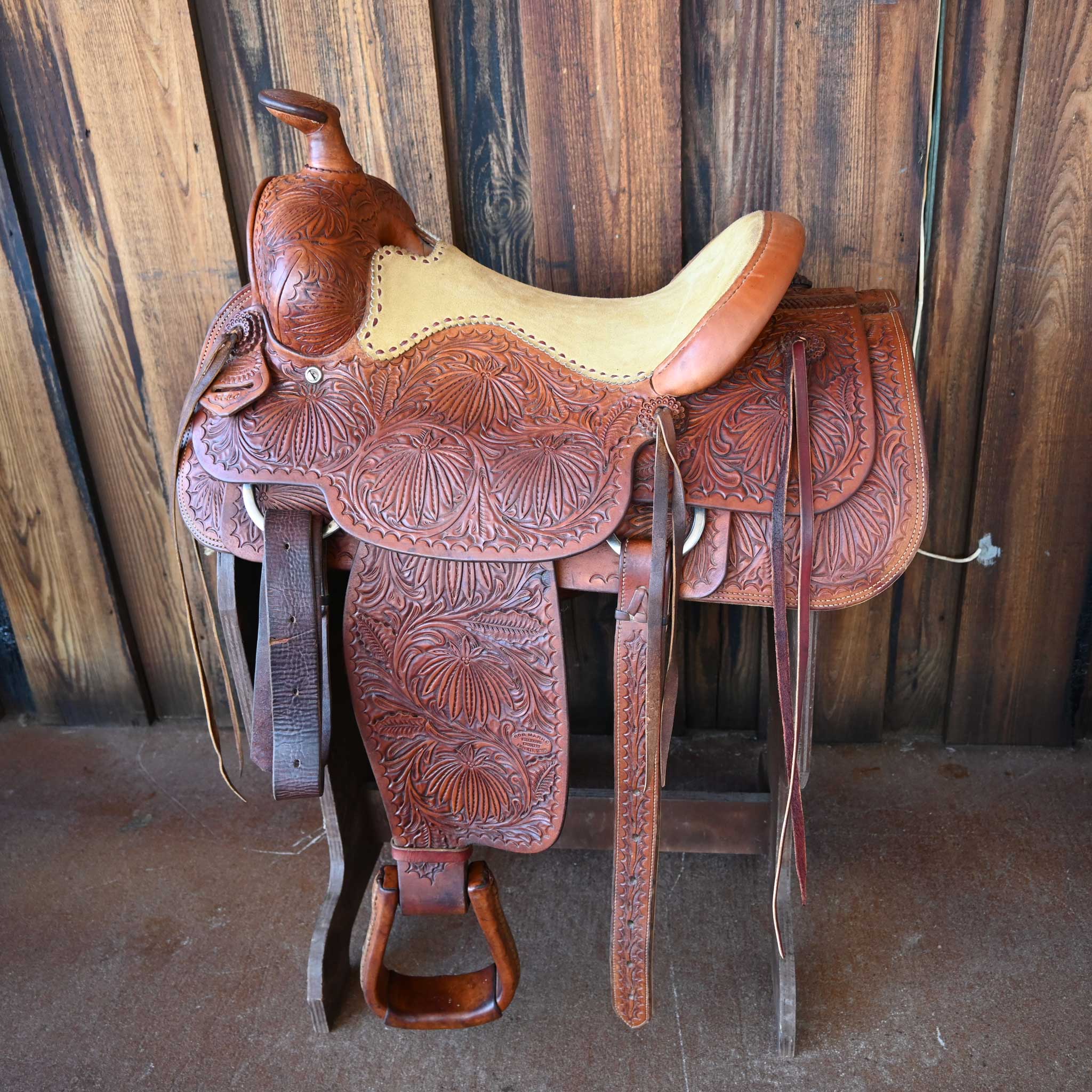 Vintage Bob Marrs Saddle - Image 5