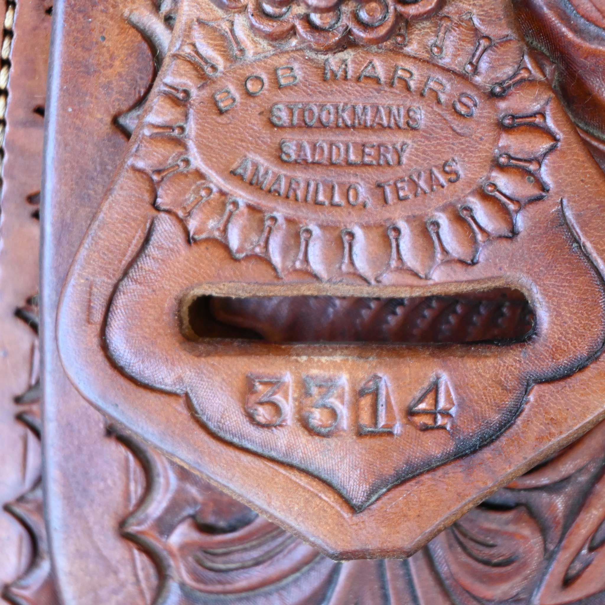 Vintage Bob Marrs Saddle - Image 6