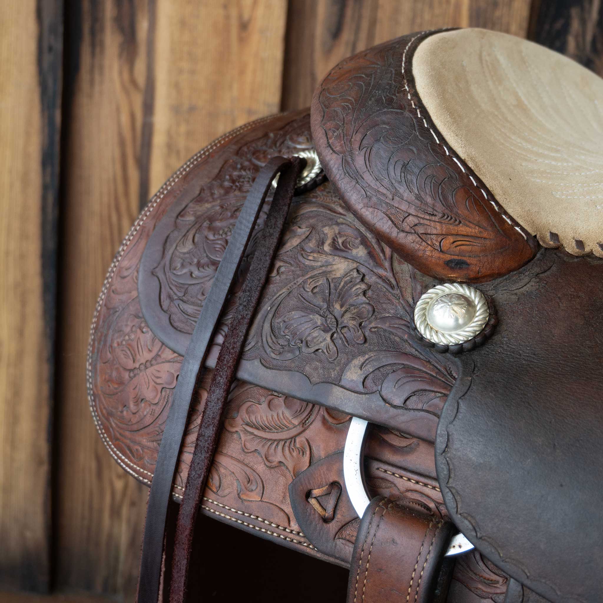 Vintage Bob Marrs Saddle - Image 4