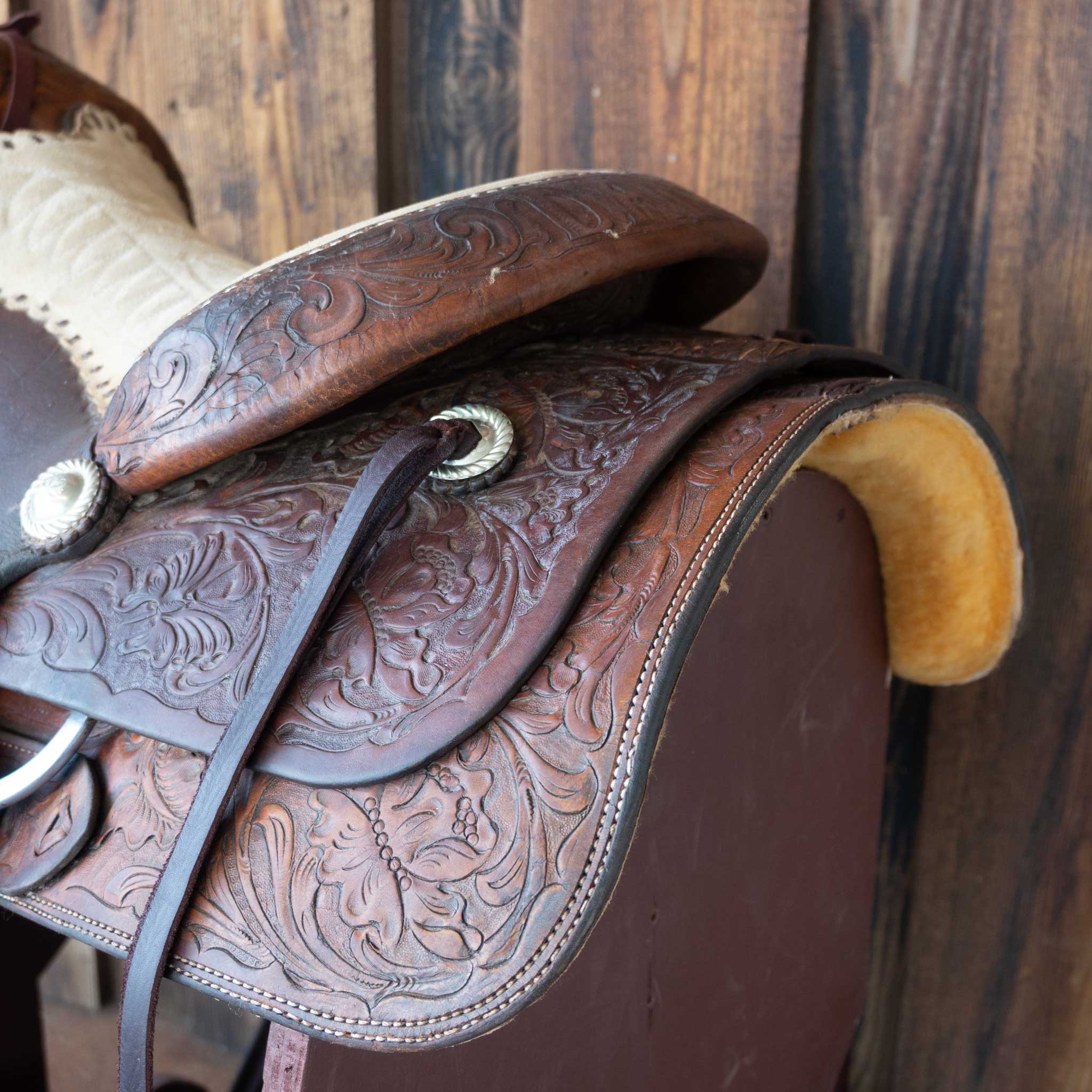 Vintage Bob Marrs Saddle - Image 5