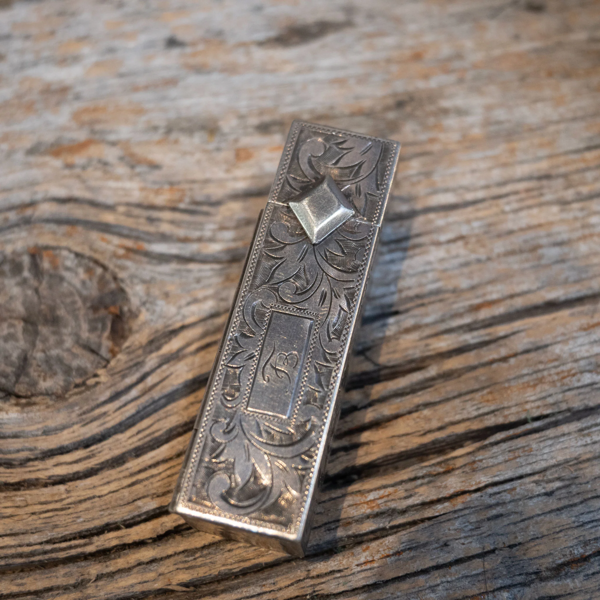 Vintage Bohlin Sterling Silver Lipstick Case