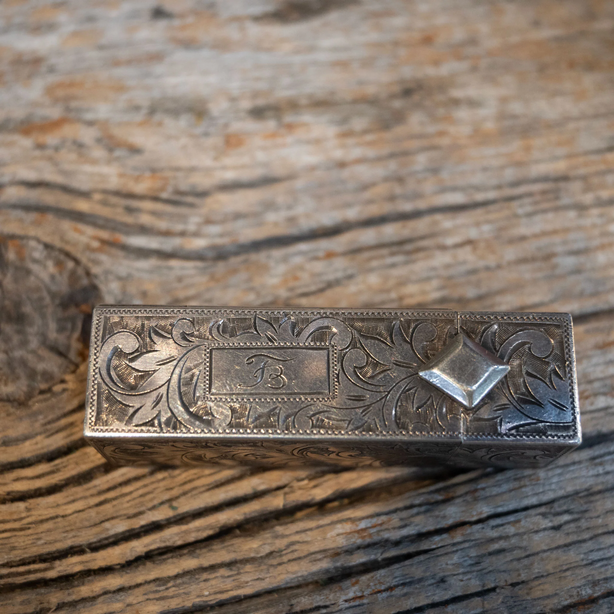 Vintage Bohlin Sterling Silver Lipstick Case - Image 2