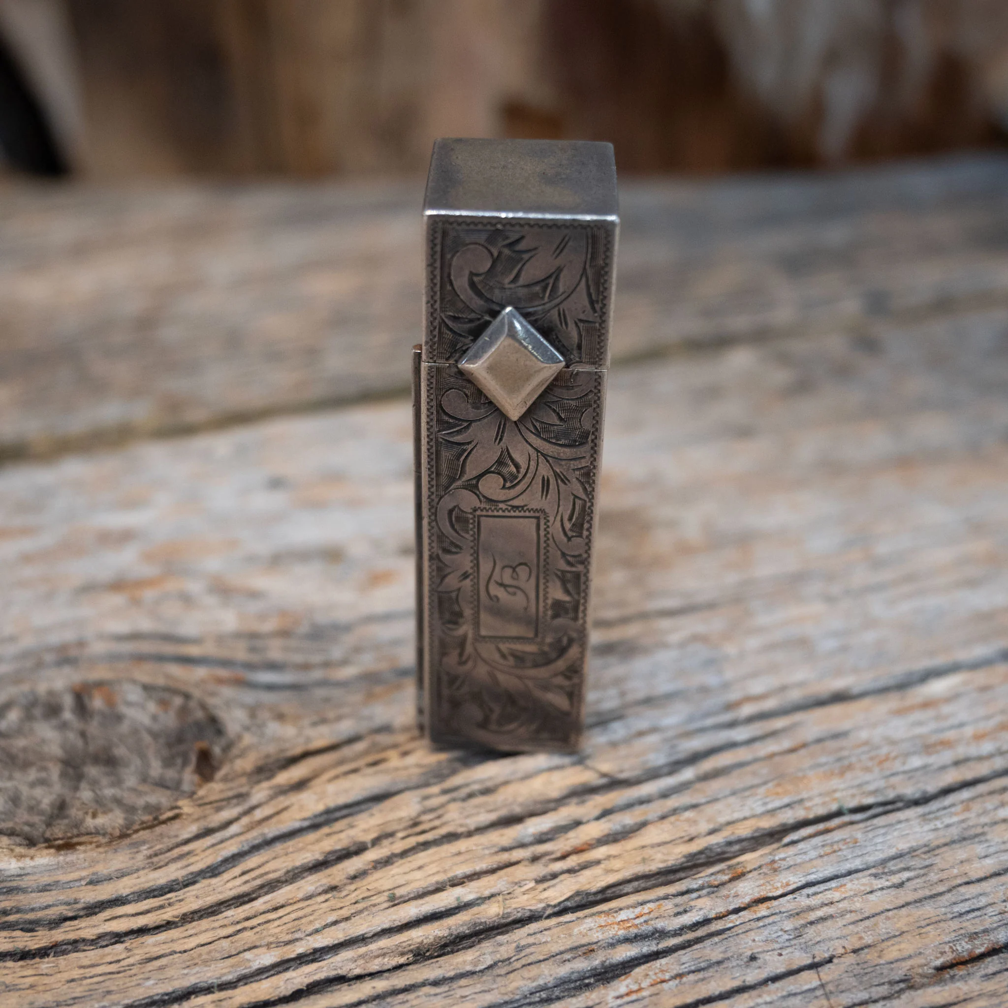 Vintage Bohlin Sterling Silver Lipstick Case - Image 3