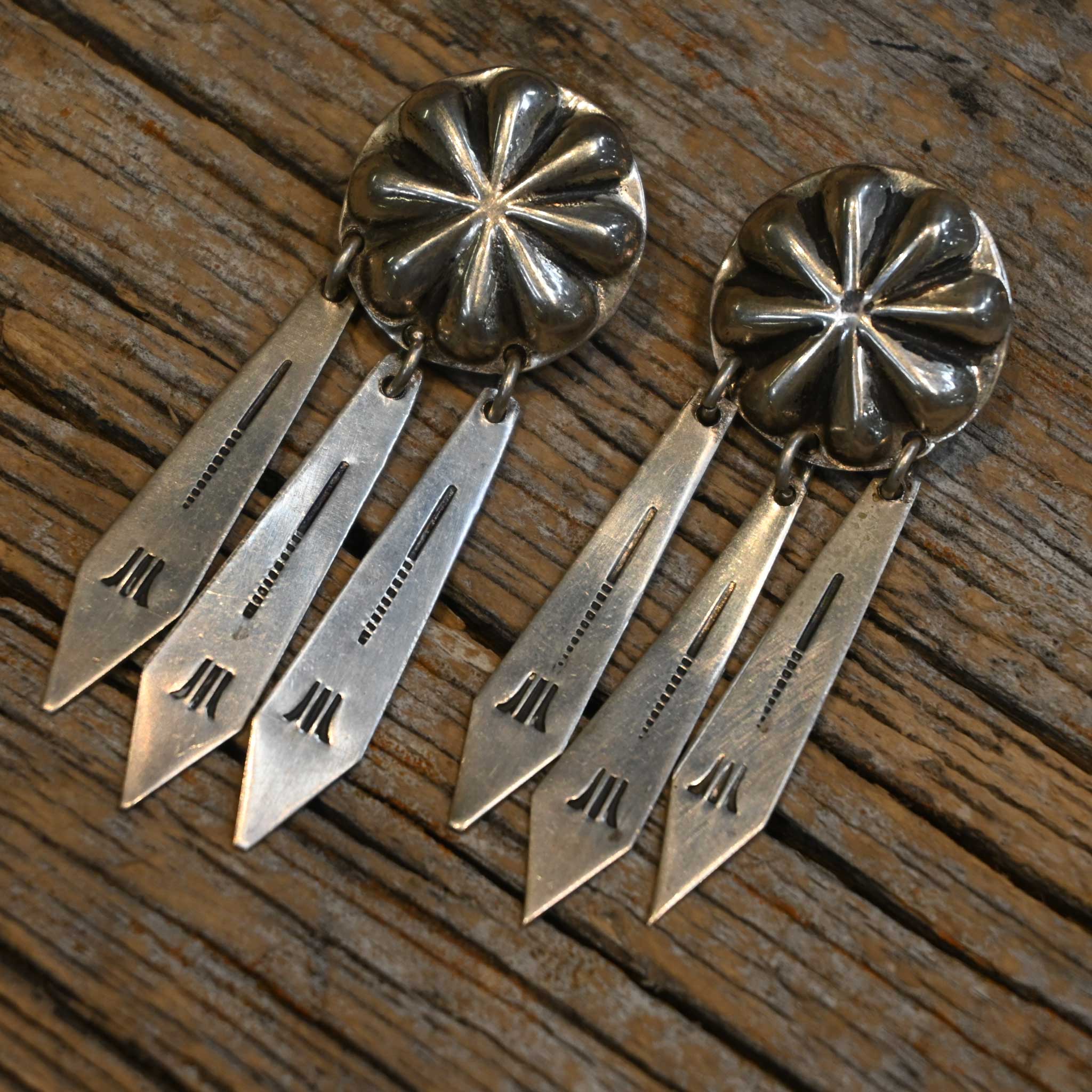 Vintage Sterling Silver Earrings - Image 2