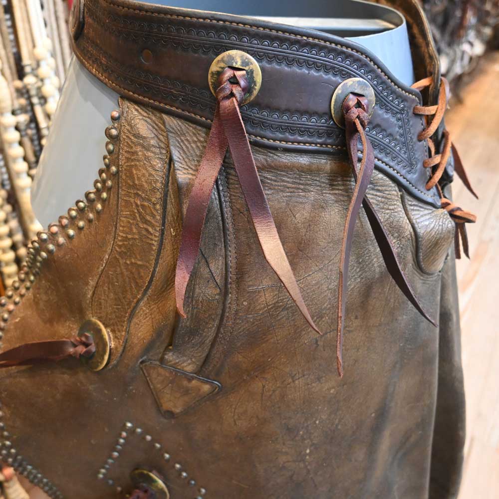 Miles City Saddlery Vintage Batwing Chaps - Image 3
