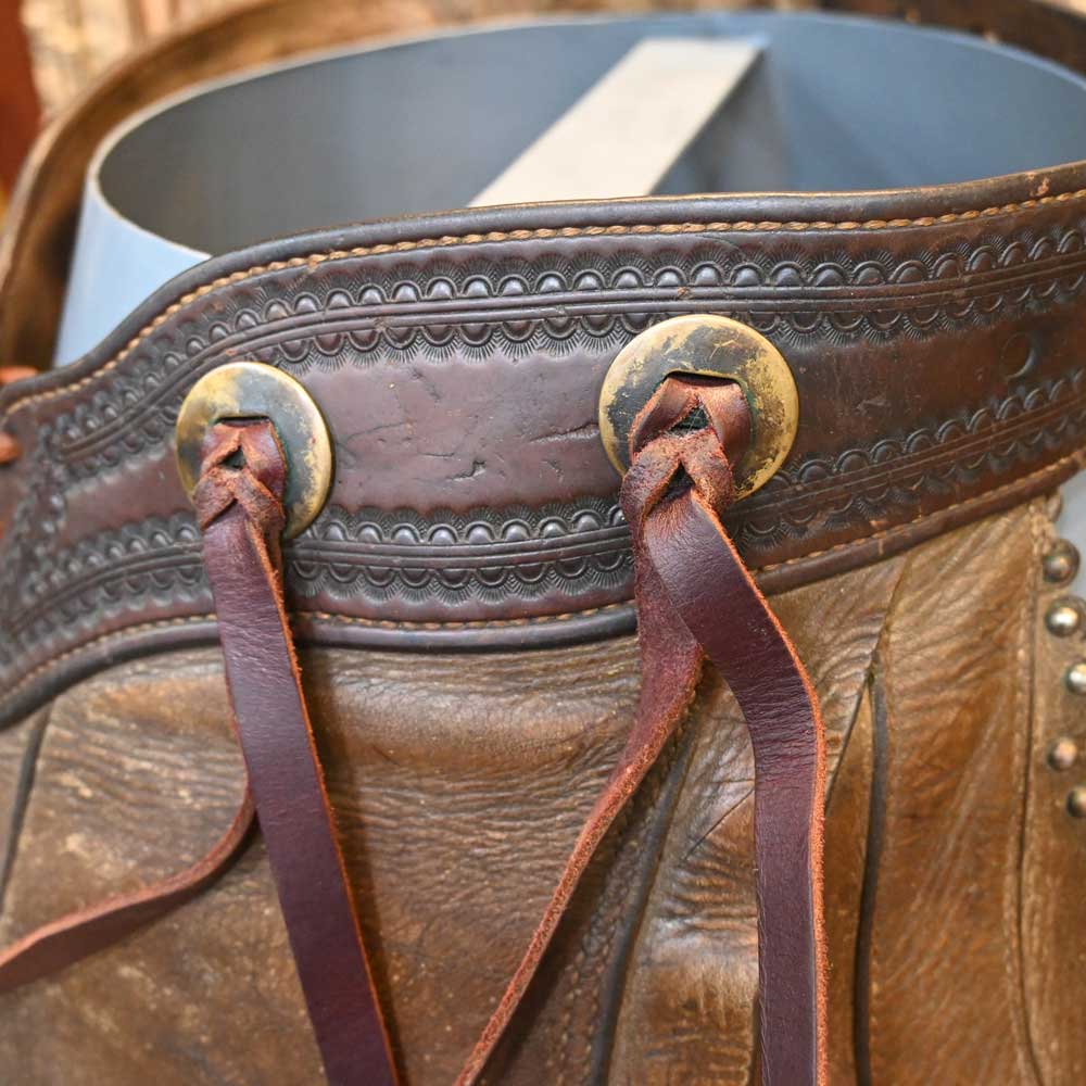 Miles City Saddlery Vintage Batwing Chaps - Image 5