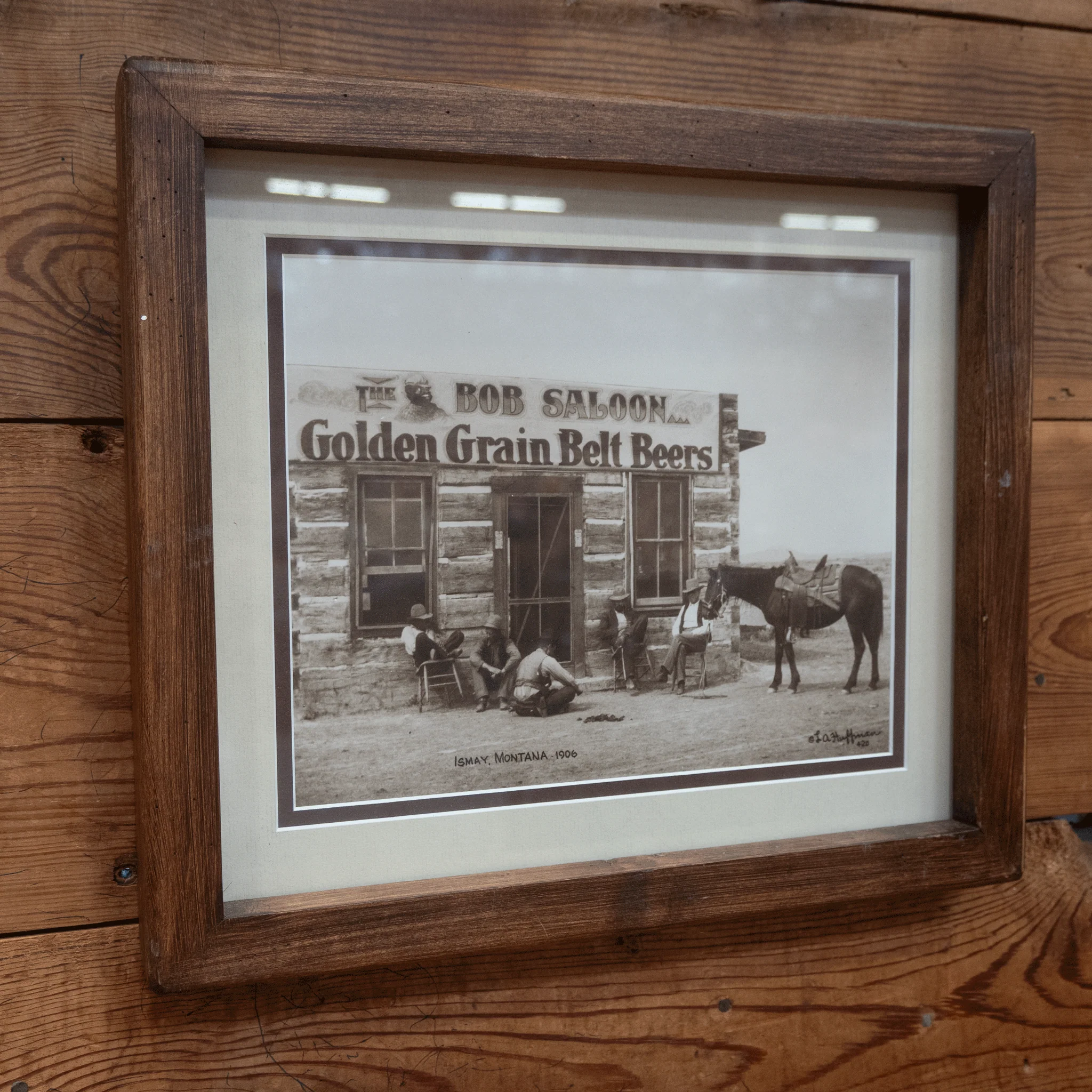 Vintage 1906 Photograph - Cowboys at the Bar