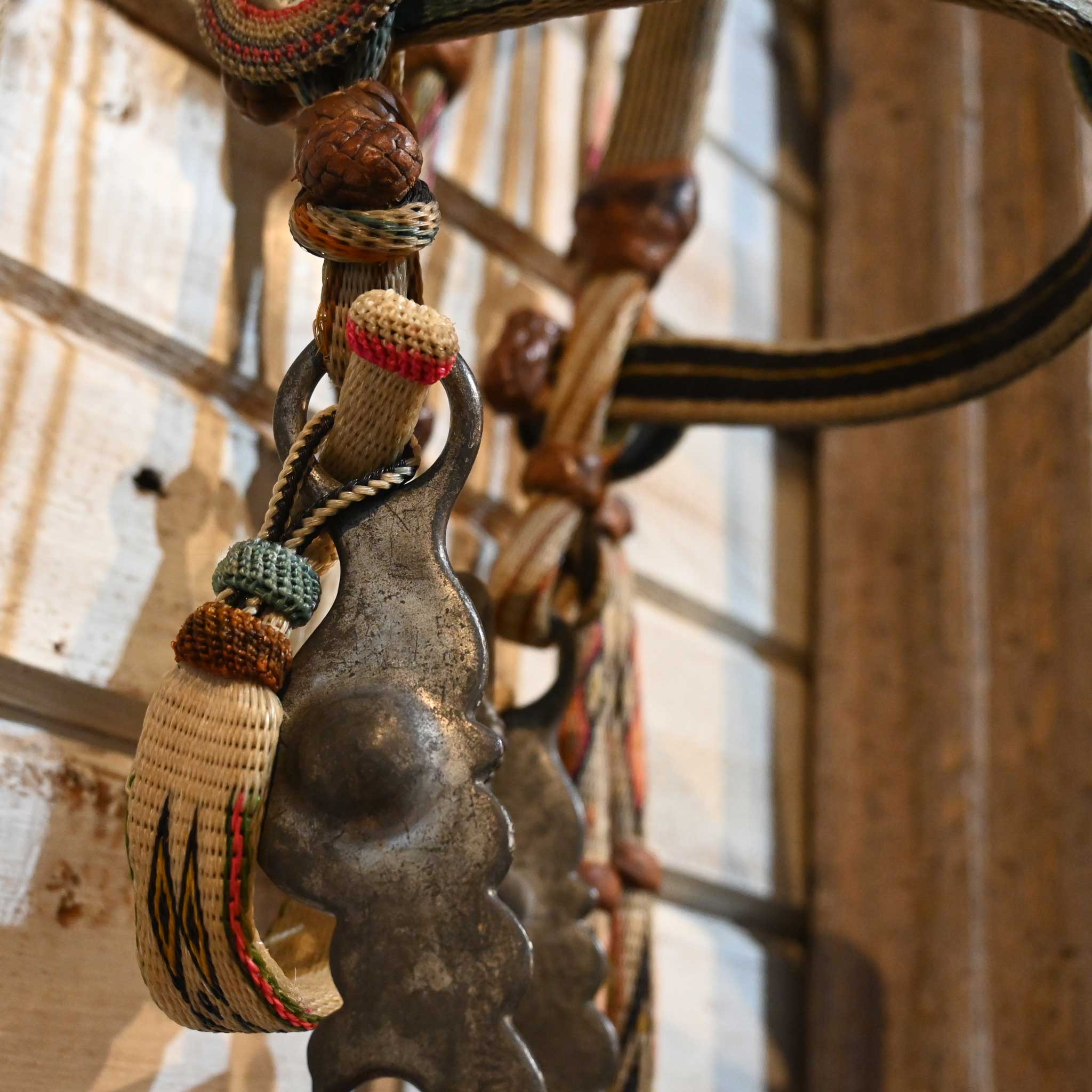 Vintage Deer Lodge Prison Made Horse Hair Bridle Rig - Image 5