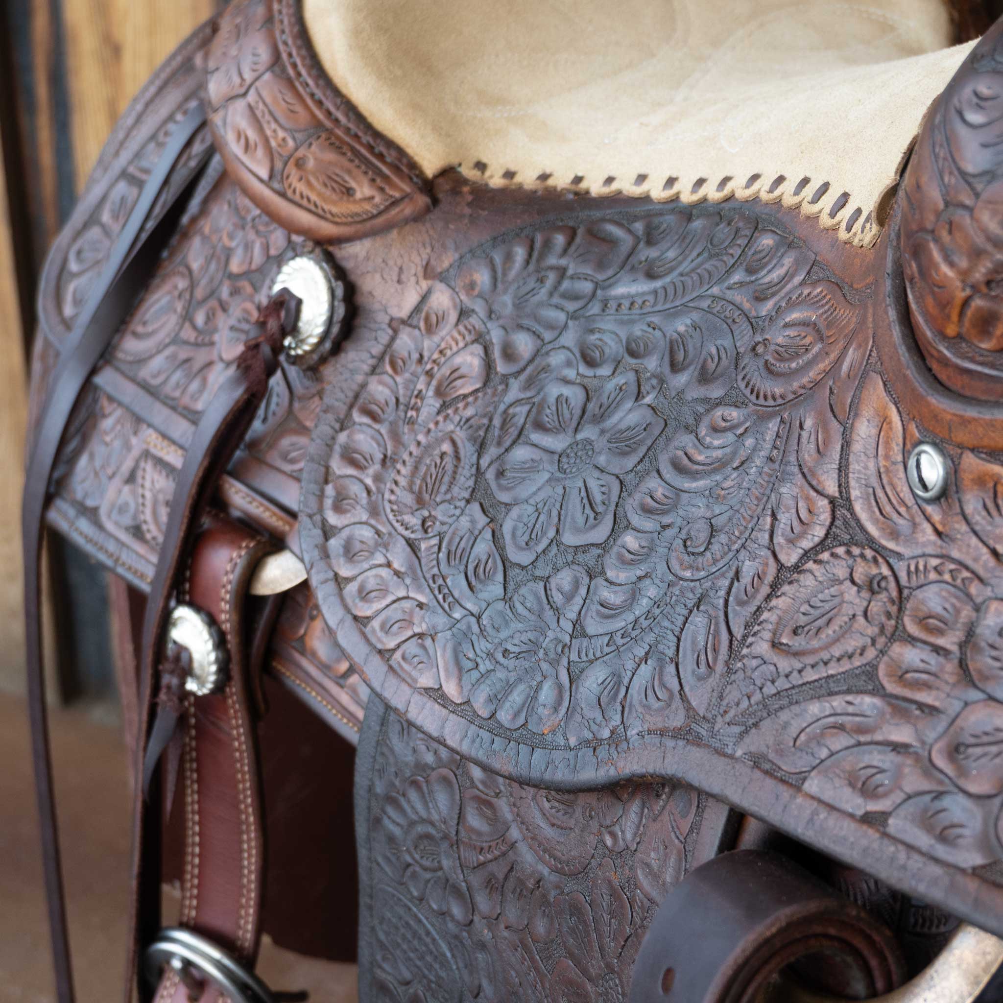 Vintage Ed Chapman Saddle - Image 3