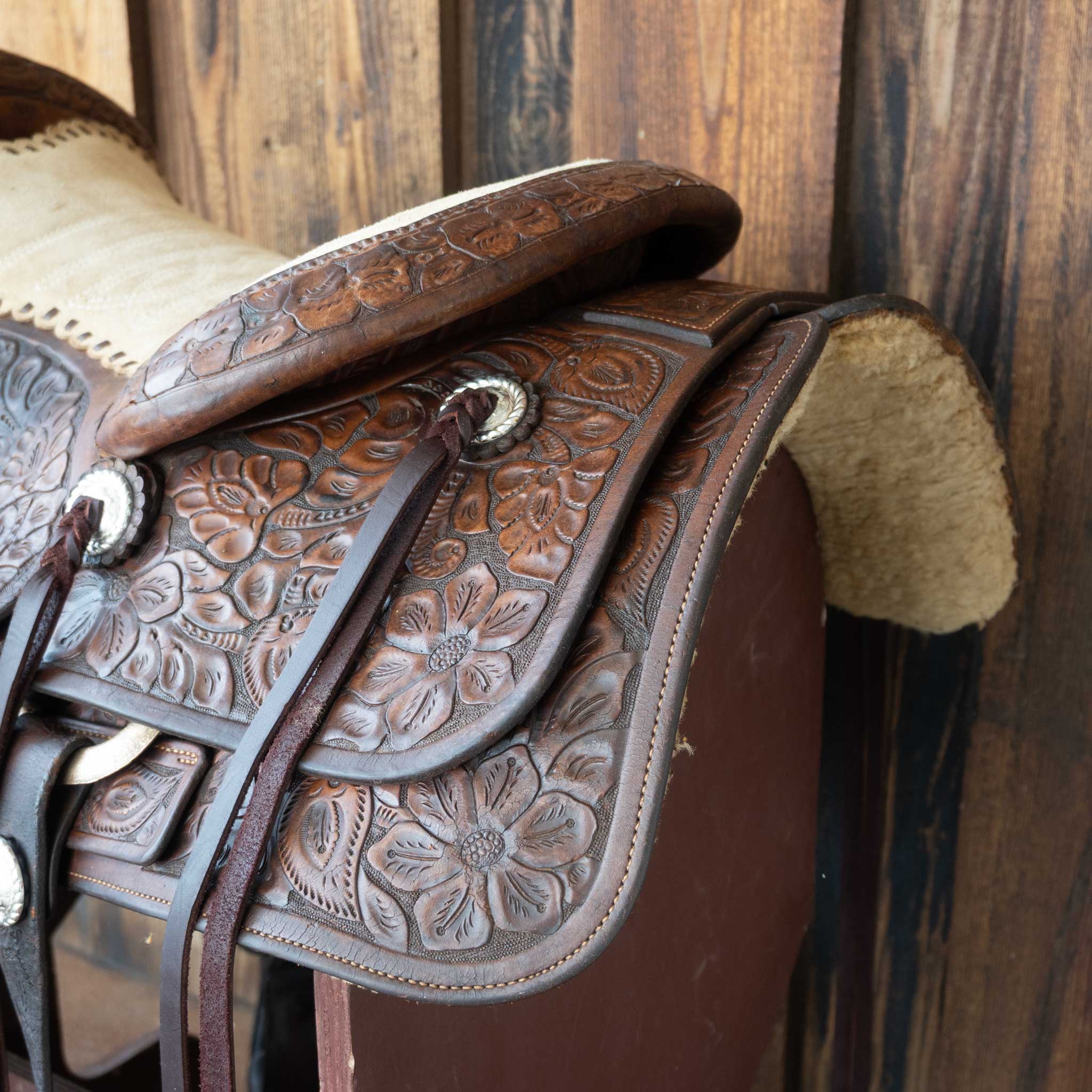 Vintage Ed Chapman Saddle - Image 4