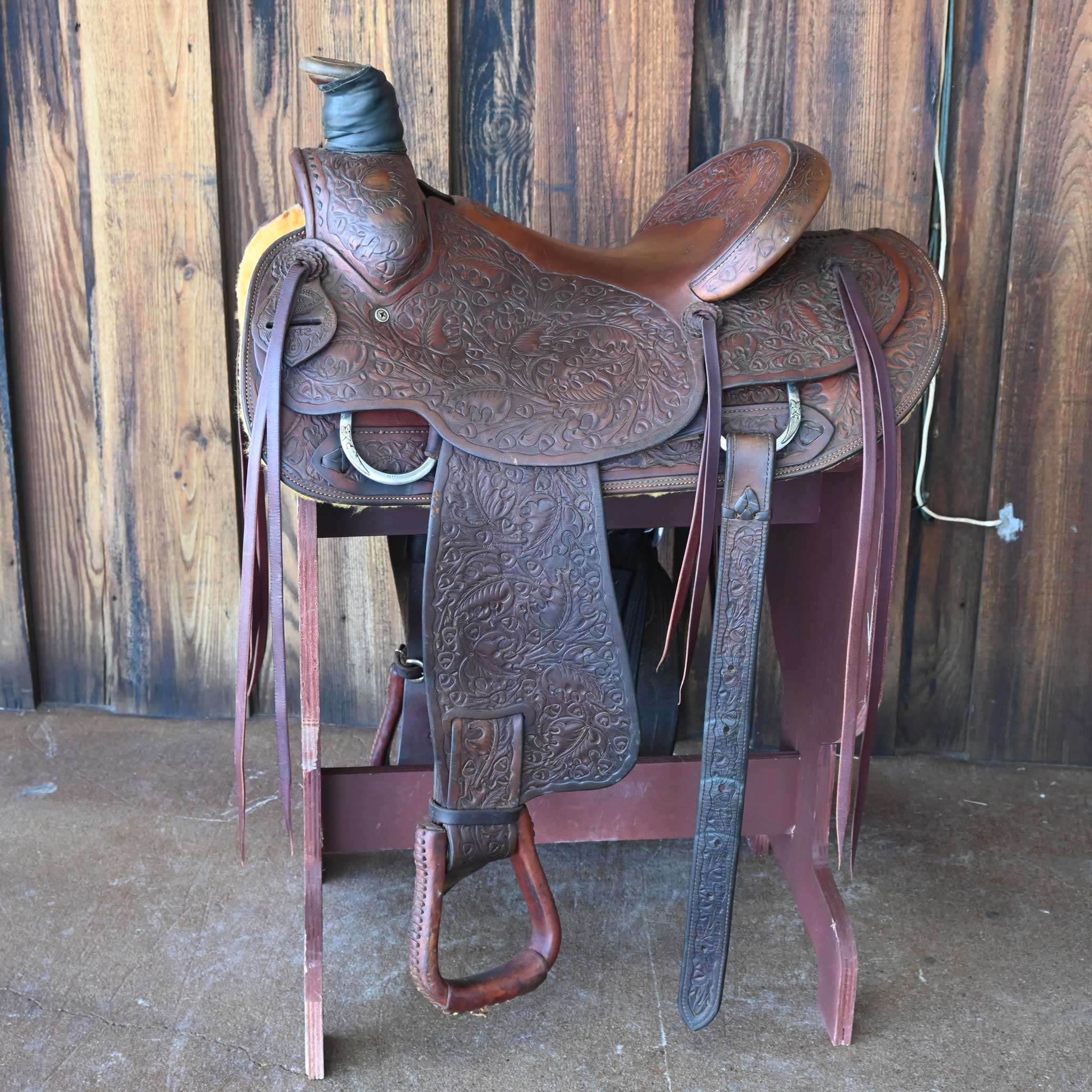 Vintage Eddie Collie Saddle - Image 11