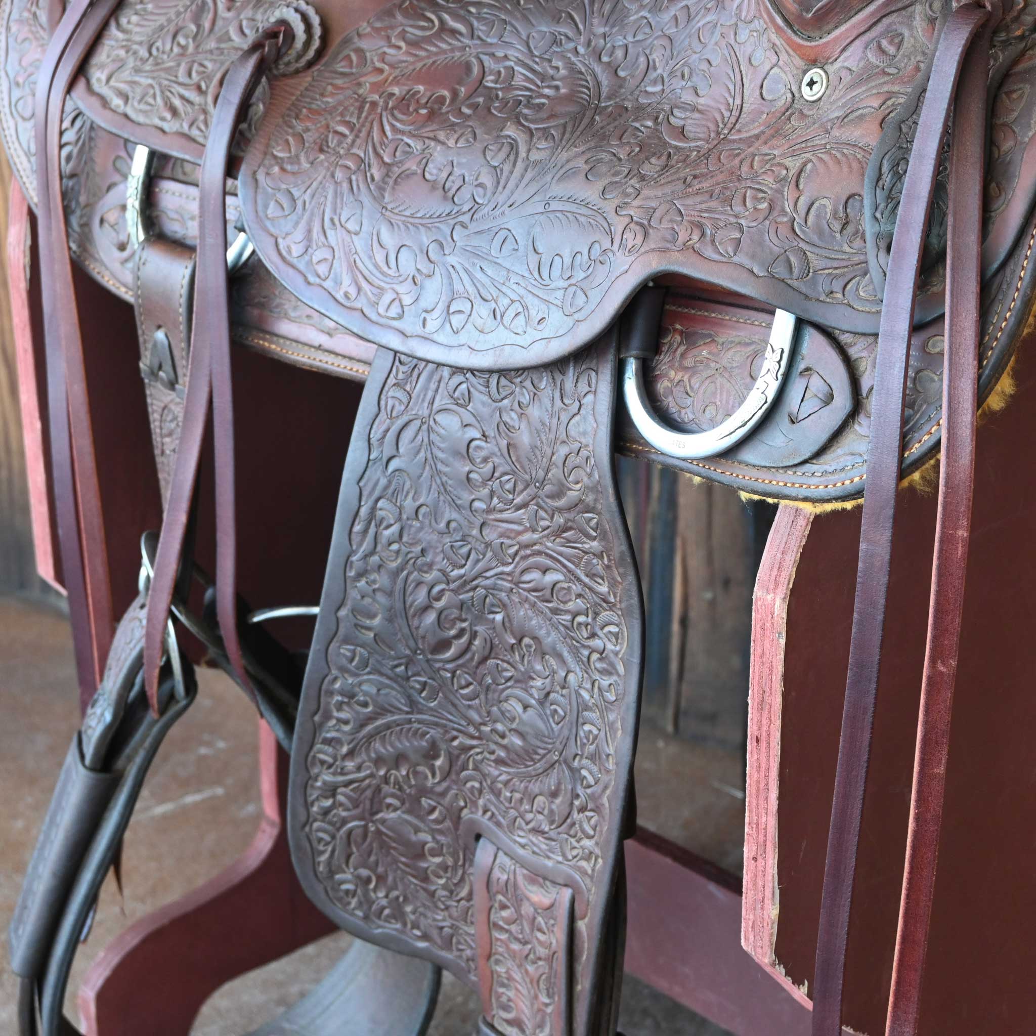 Vintage Eddie Collie Saddle - Image 4