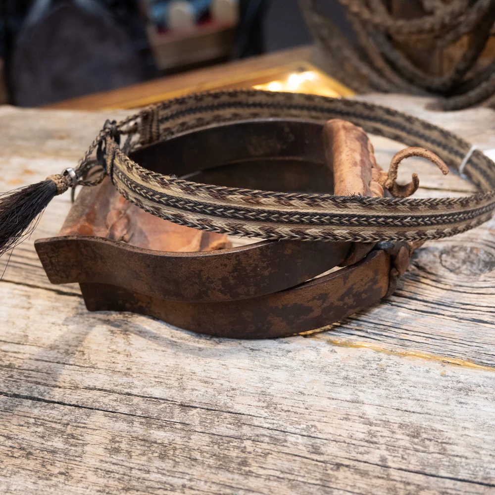 Horse Hair Hat Band w/Concho - Image 2