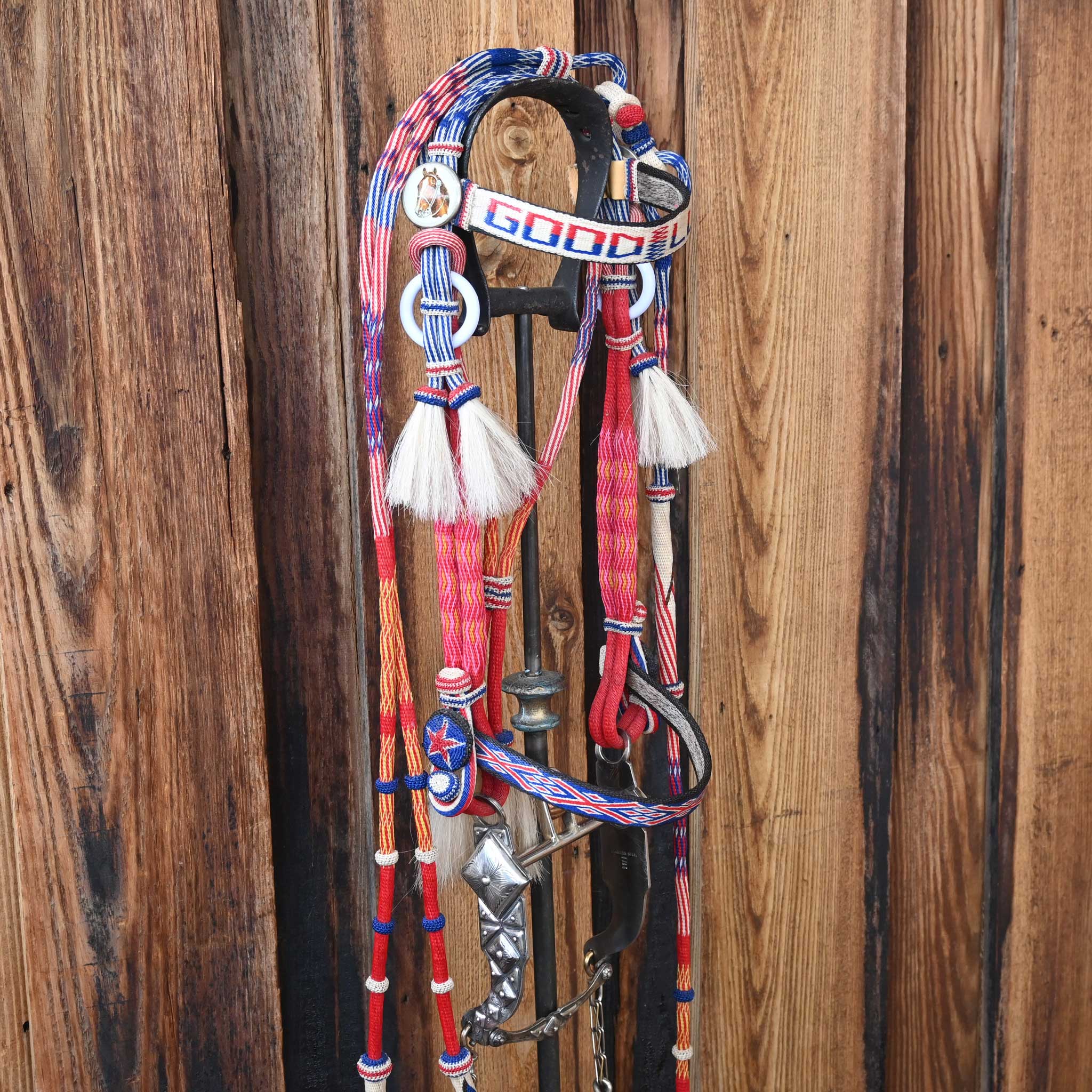 Vintage Horse Hair Prison Made in Deer Lodge MT. Bridle Rig