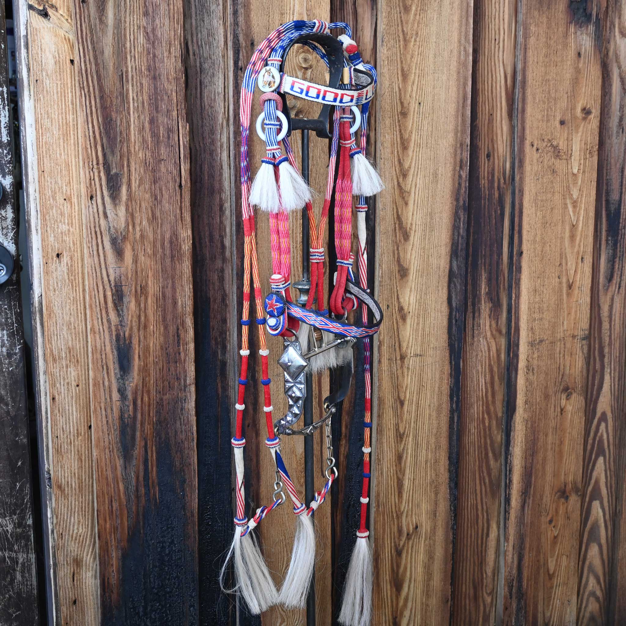 Vintage Horse Hair Prison Made in Deer Lodge MT. Bridle Rig - Image 6