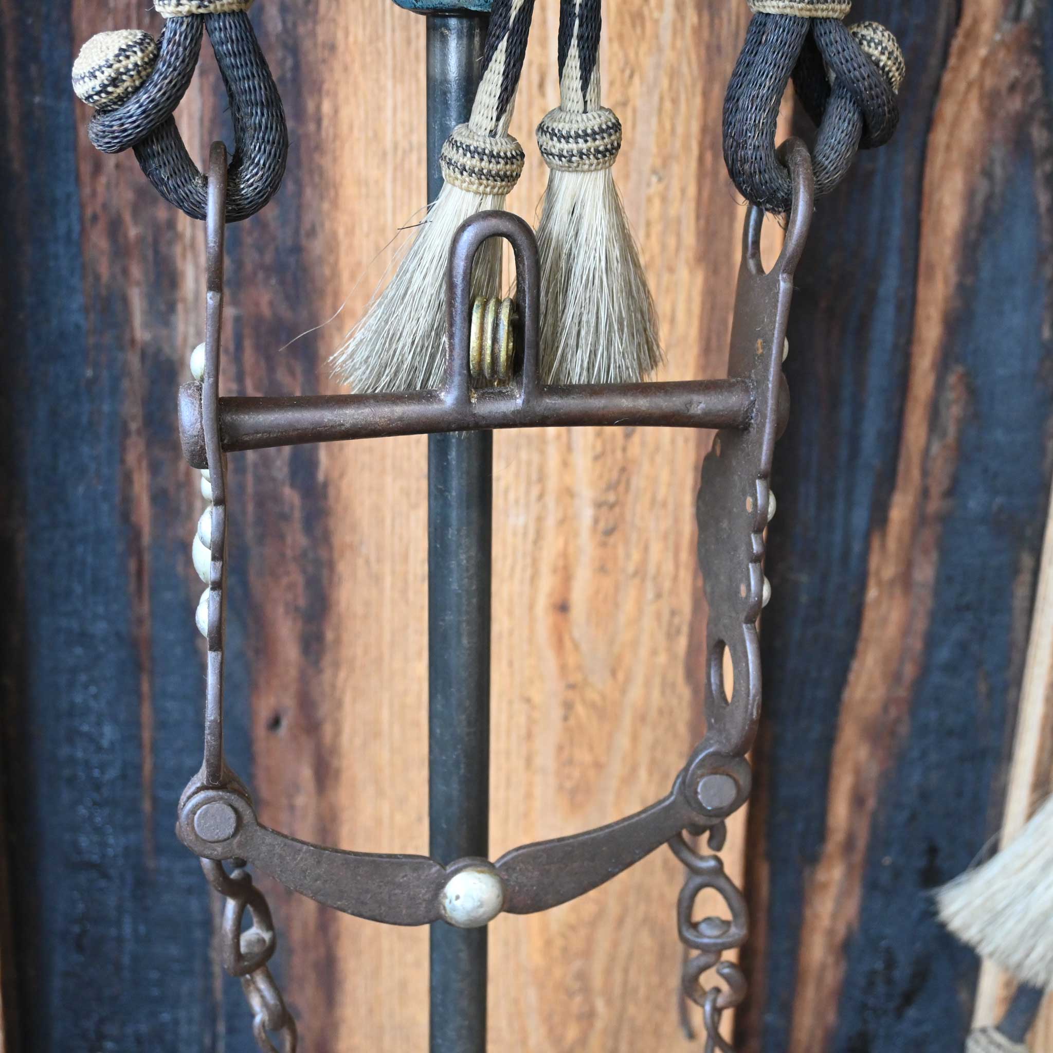Beautiful Prison Made in Deer Lodge MT. w/ Eagle Rosettes Bridle Rig - Image 8