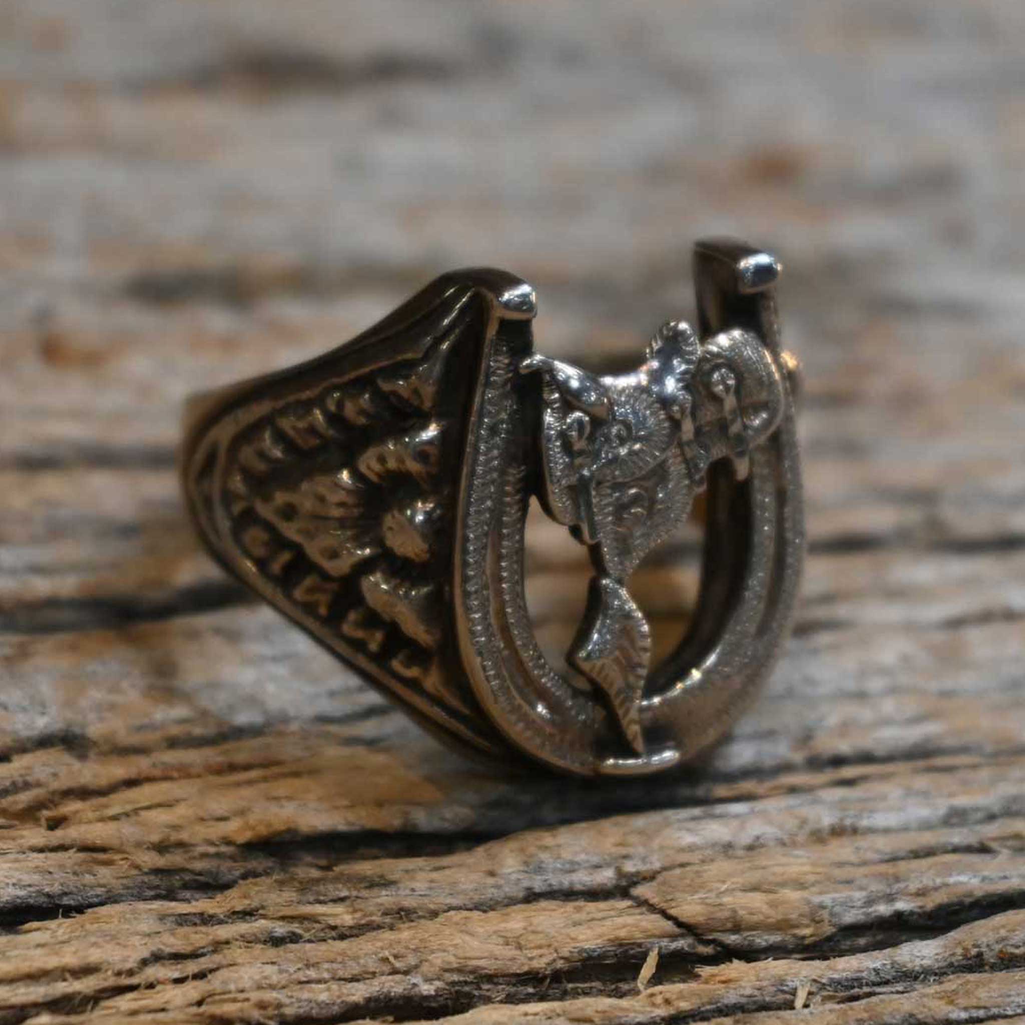 Vintage Sterling Silver Horseshoe Ring