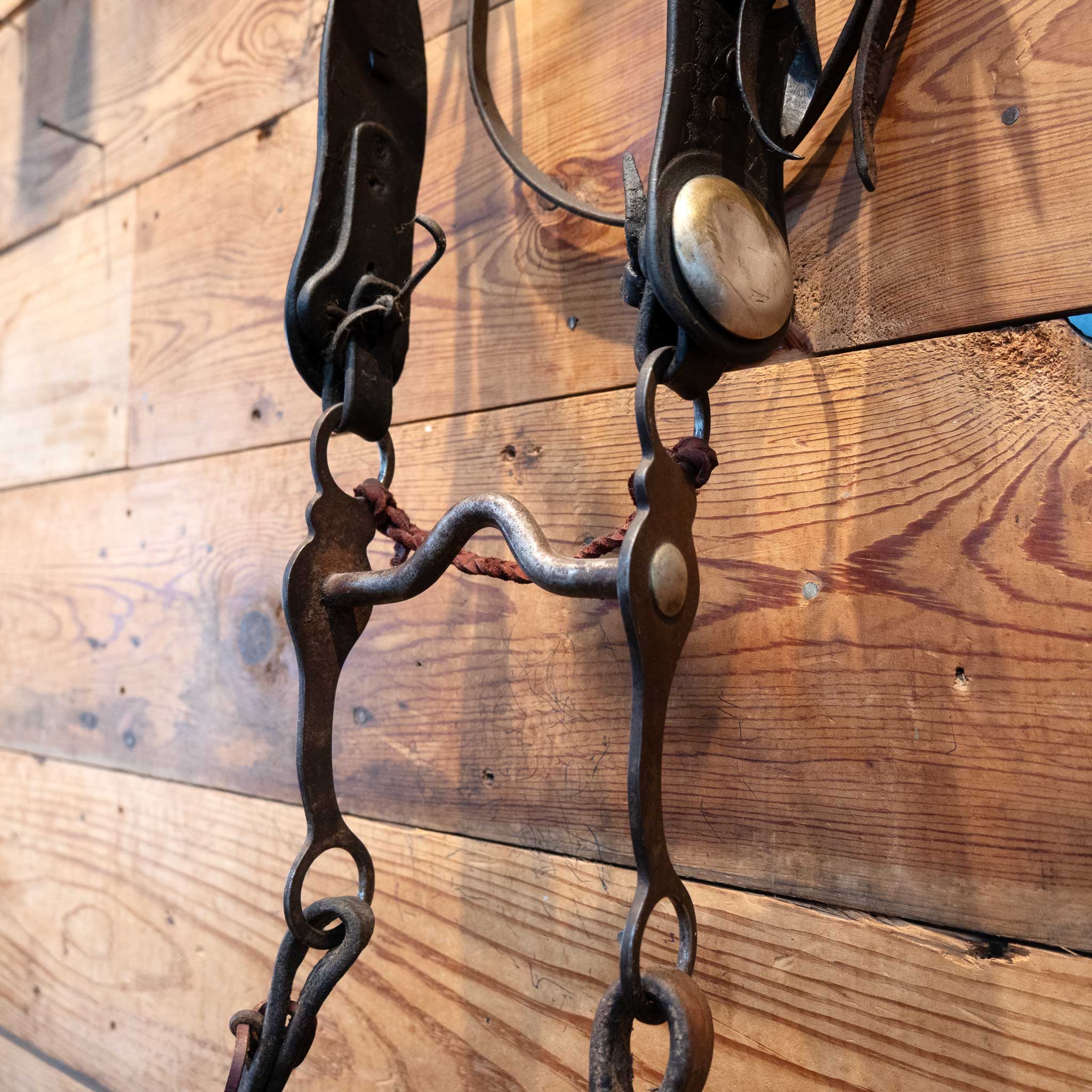 HP Shipley Silver Nickel Concho Bridle Set