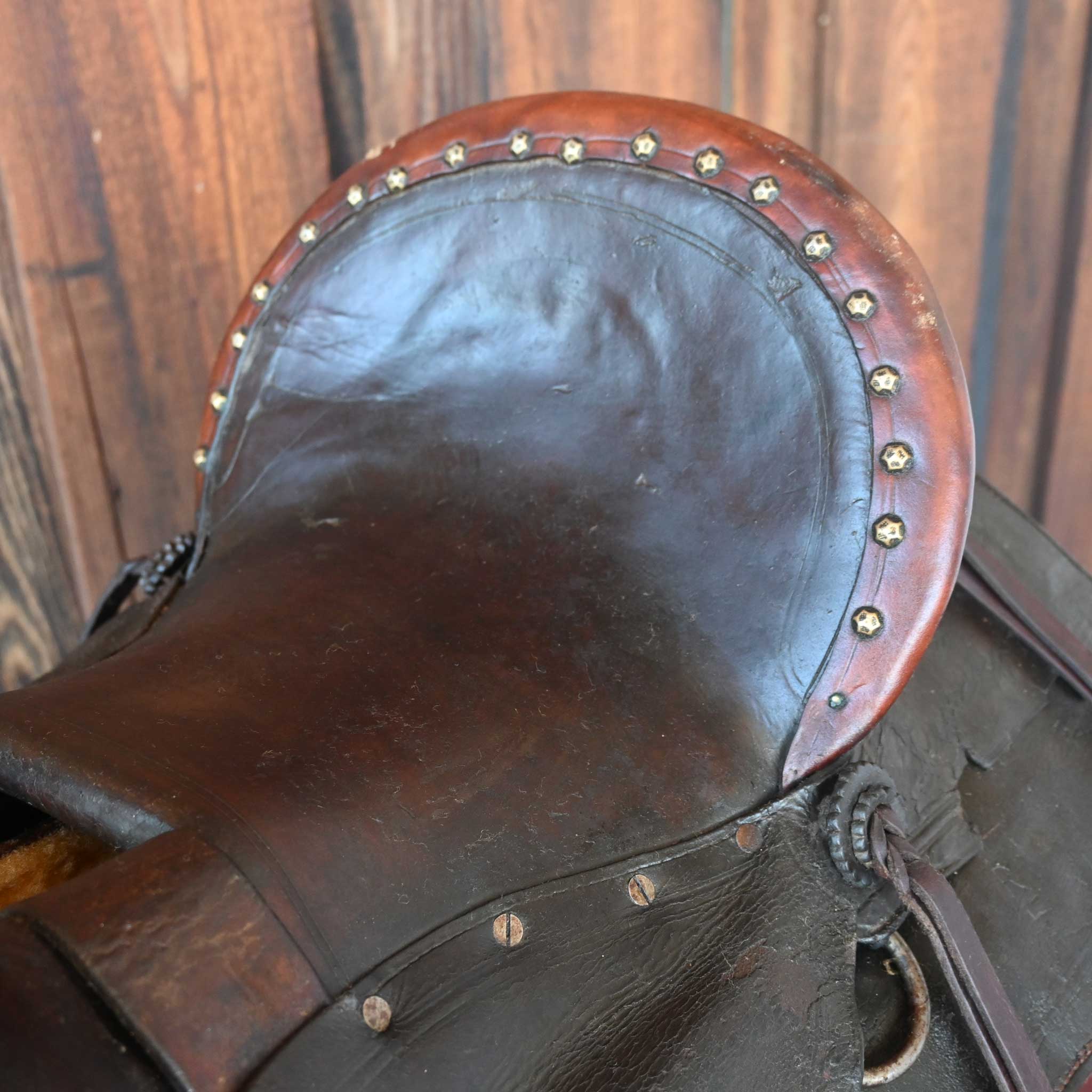 Vintage 1890 Isaac Cherry Saddle - Image 4