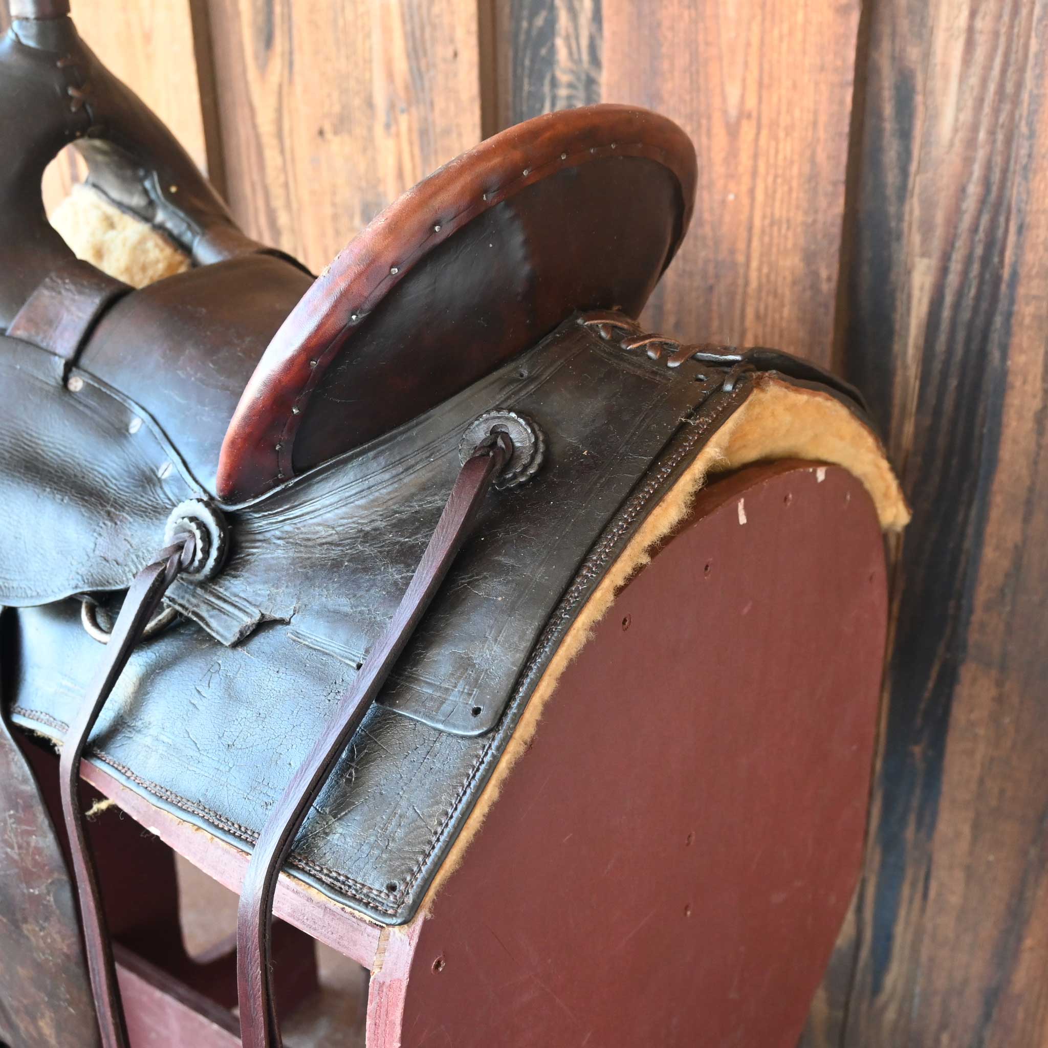 Vintage 1890 Isaac Cherry Saddle - Image 5