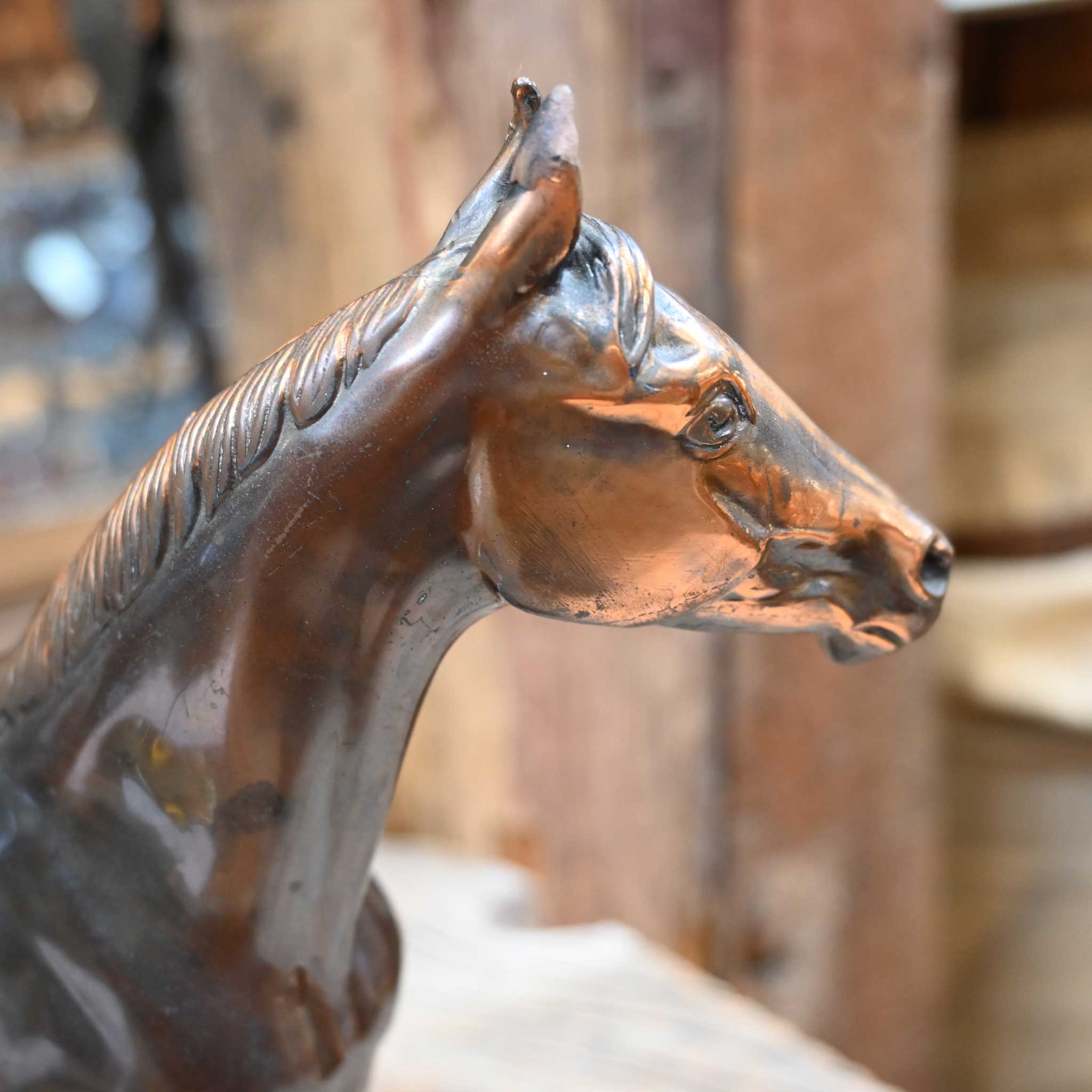 Vintage Art Deco John Henry Horse Statue - Image 4