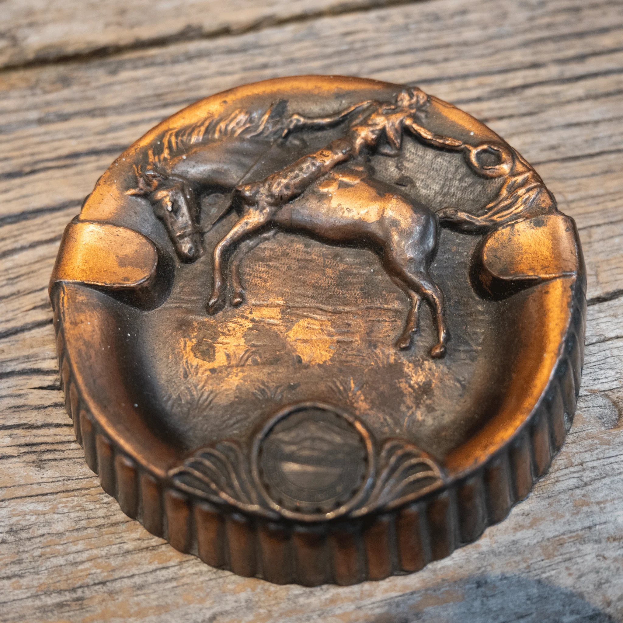 Vintage "Monitor Springs Co." souvenir ashtray