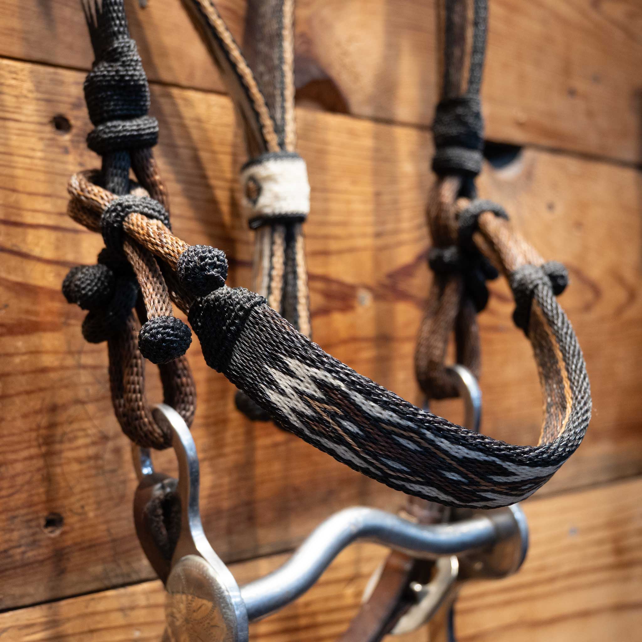 Vintage Prison Made Horse Hair Bridle Rig - Image 2
