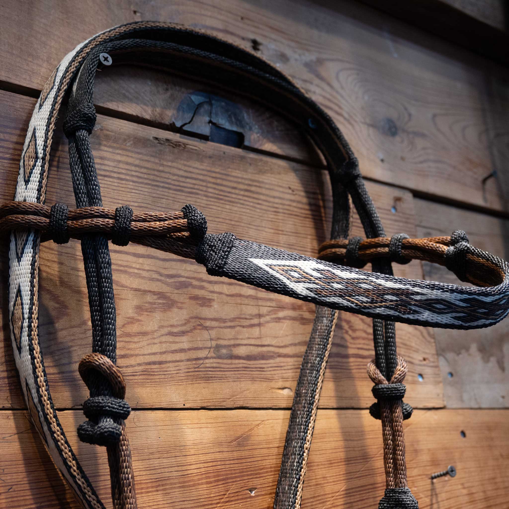 Vintage Prison Made Horse Hair Bridle Rig - Image 3