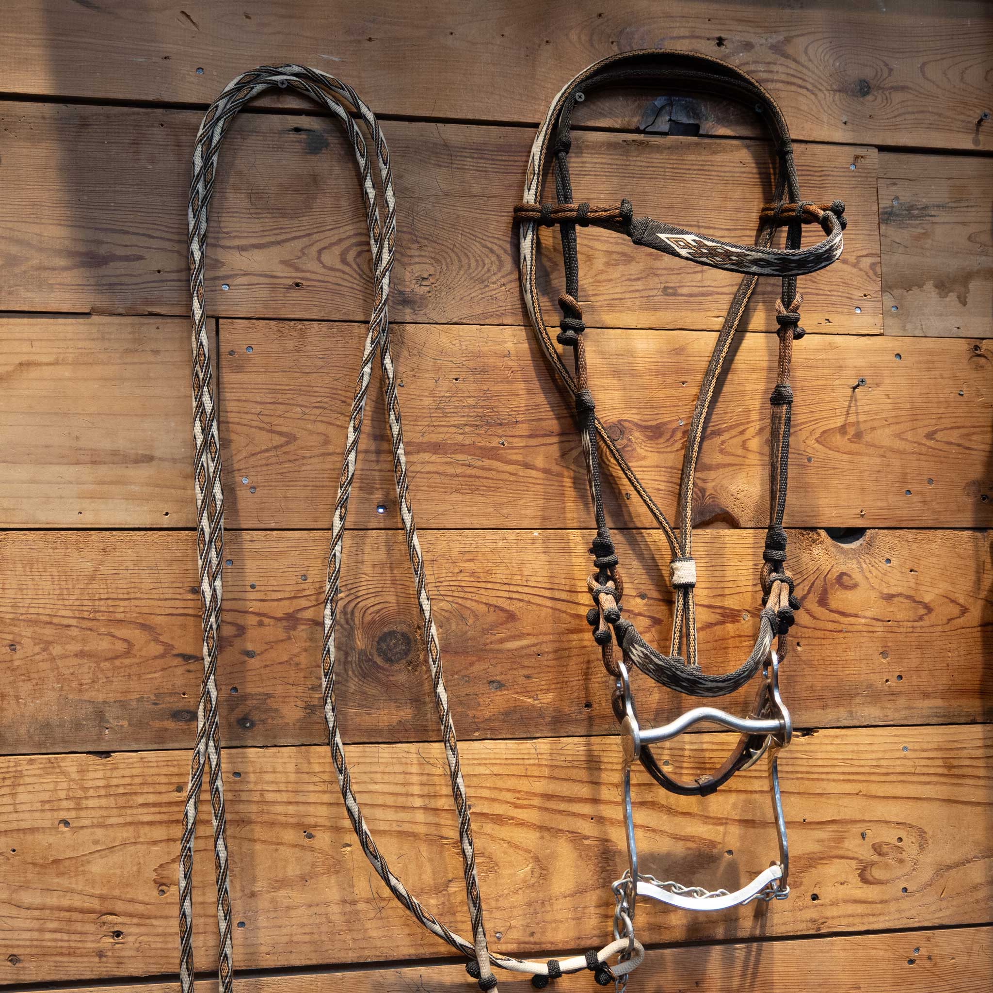 Vintage Prison Made Horse Hair Bridle Rig - Image 4