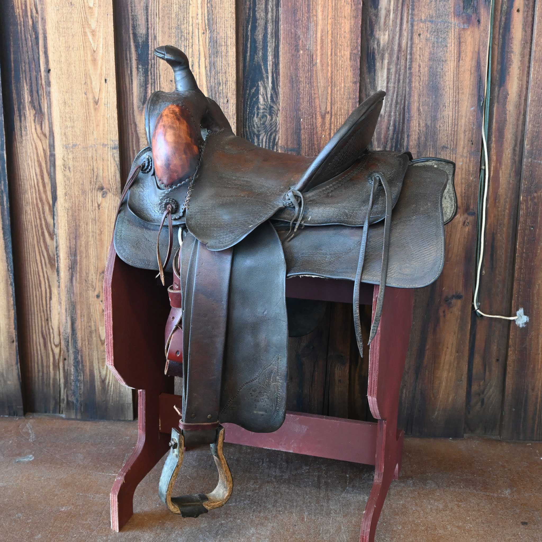 Vintage R.A Wilkerson Saddle - Image 7