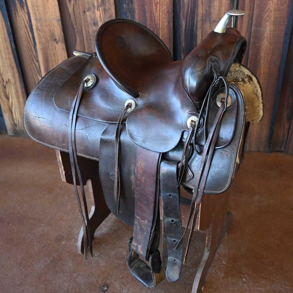 R.T. Frazier 1900's Metal Horn Saddle