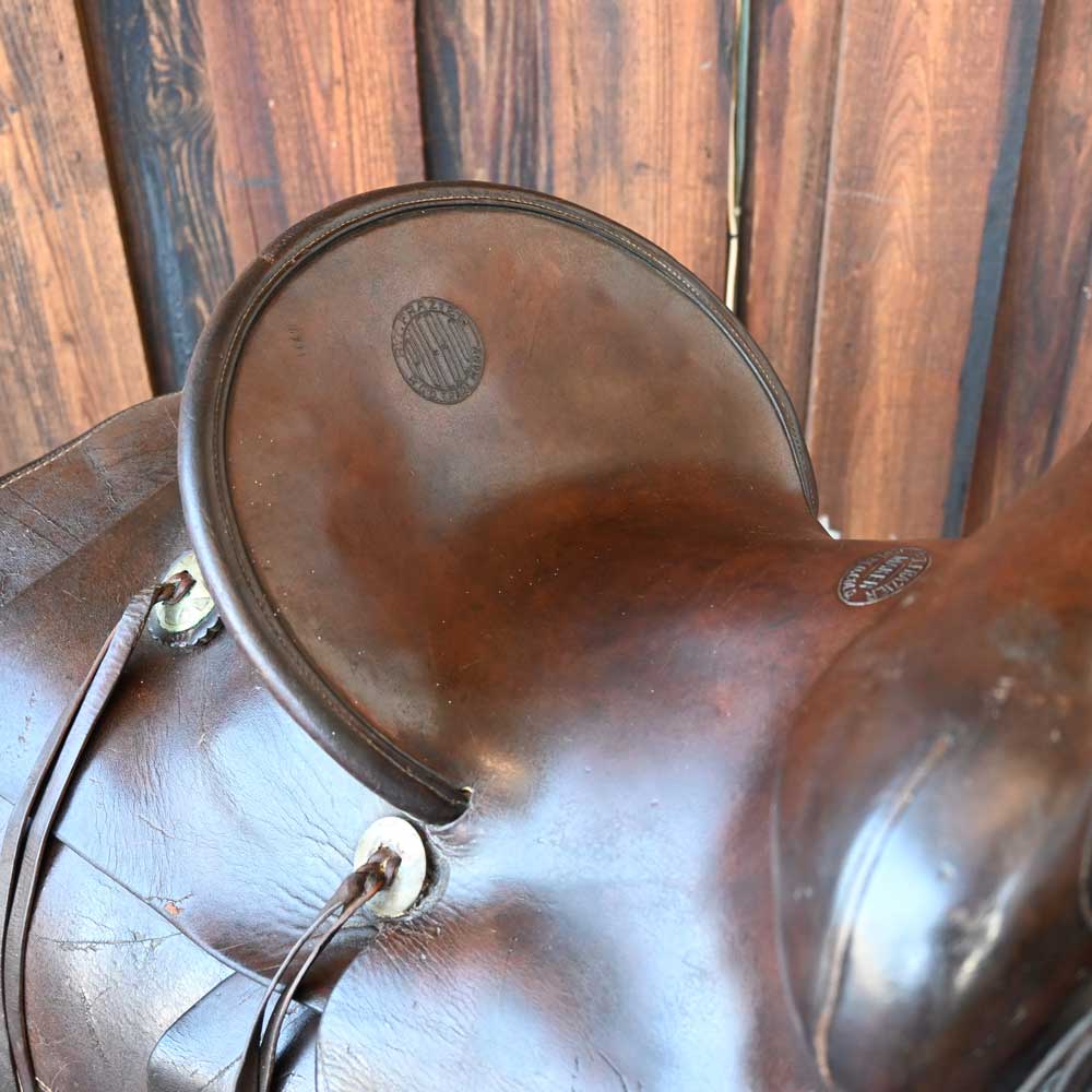 R.T. Frazier 1900's Metal Horn Saddle - Image 3