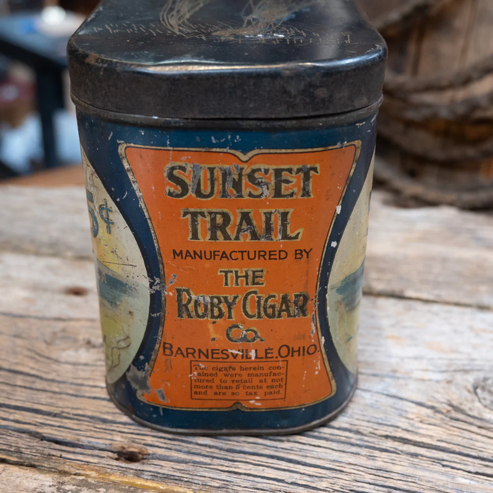 Rare 1920's Roby Cigar Co. Tin - Image 3