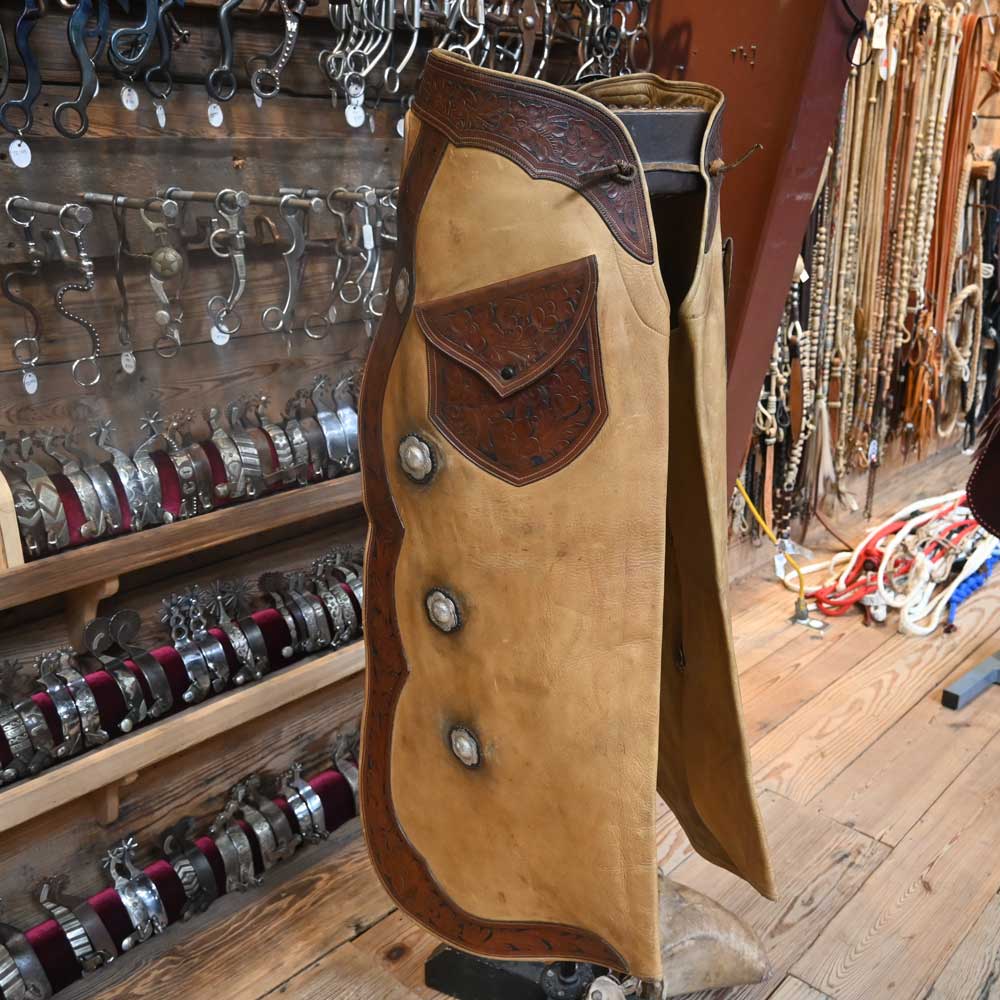 Vintage Chaps w/Conchos - Image 2