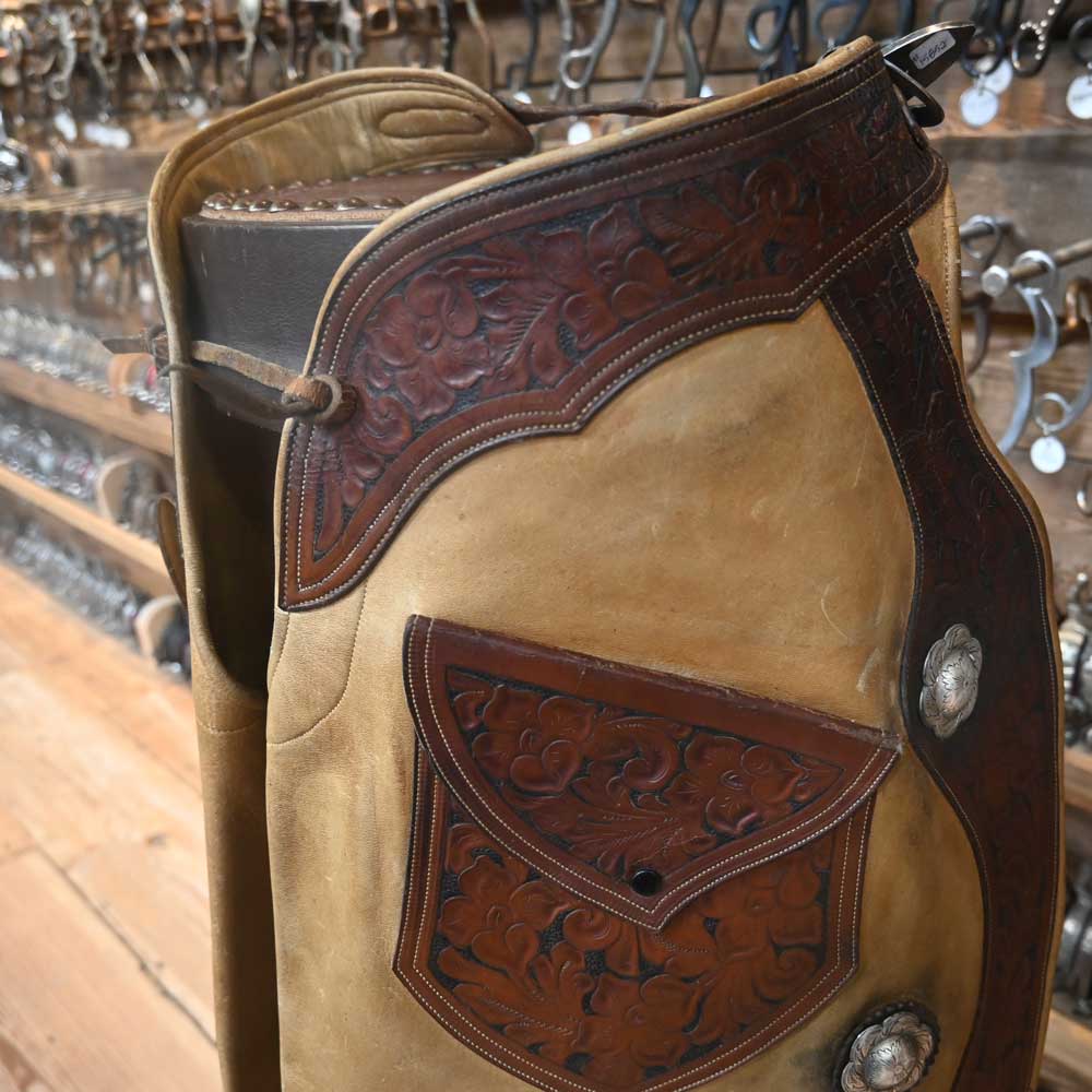 Vintage Chaps w/Conchos - Image 3