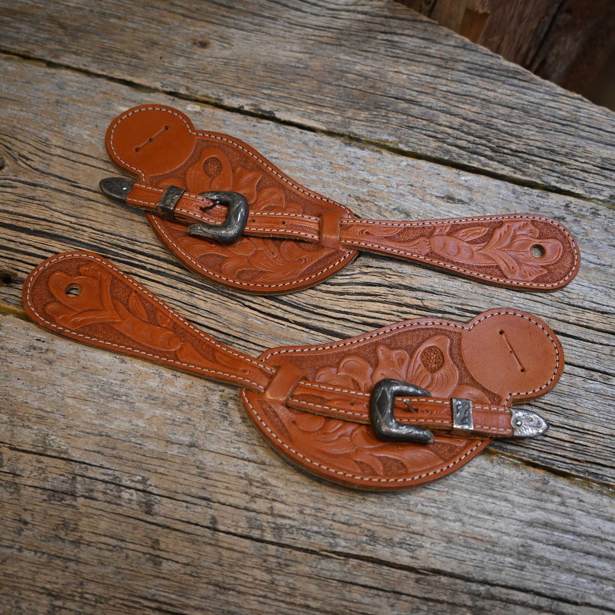 Vintage Spur Straps w/Sterling Silver Buckles