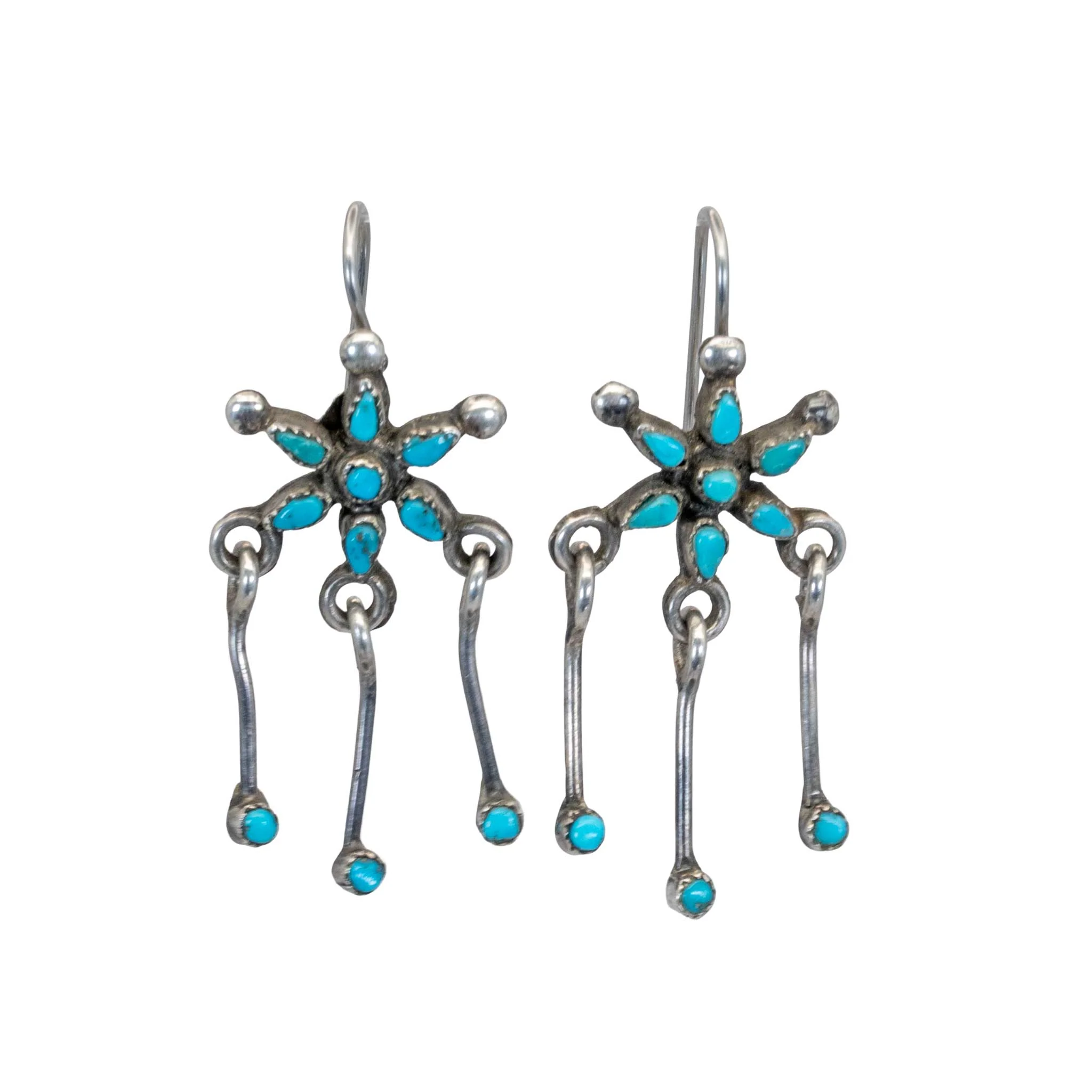 Vintage Star Zuni Earrings