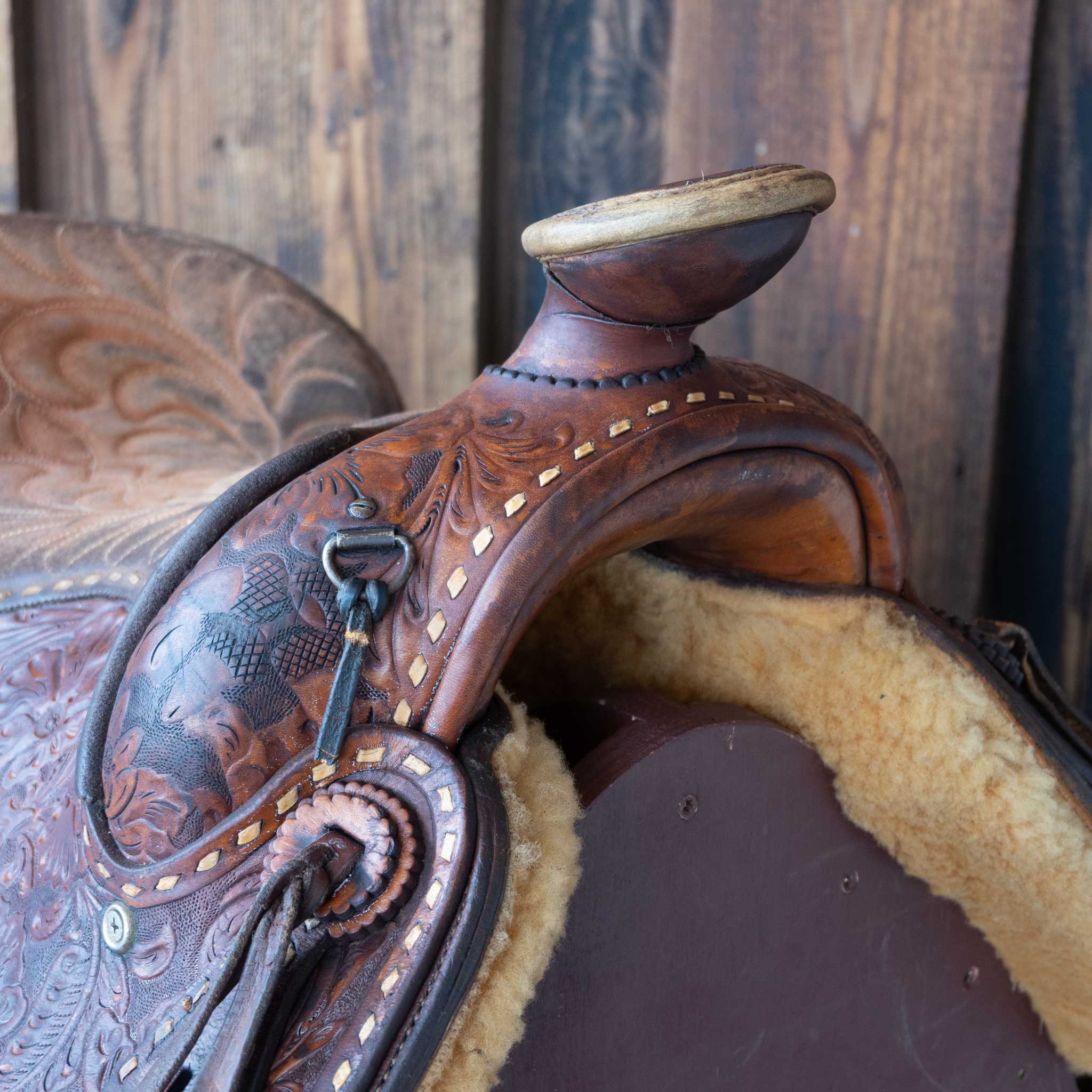 Vintage Texas Ranch Saddle - Image 2