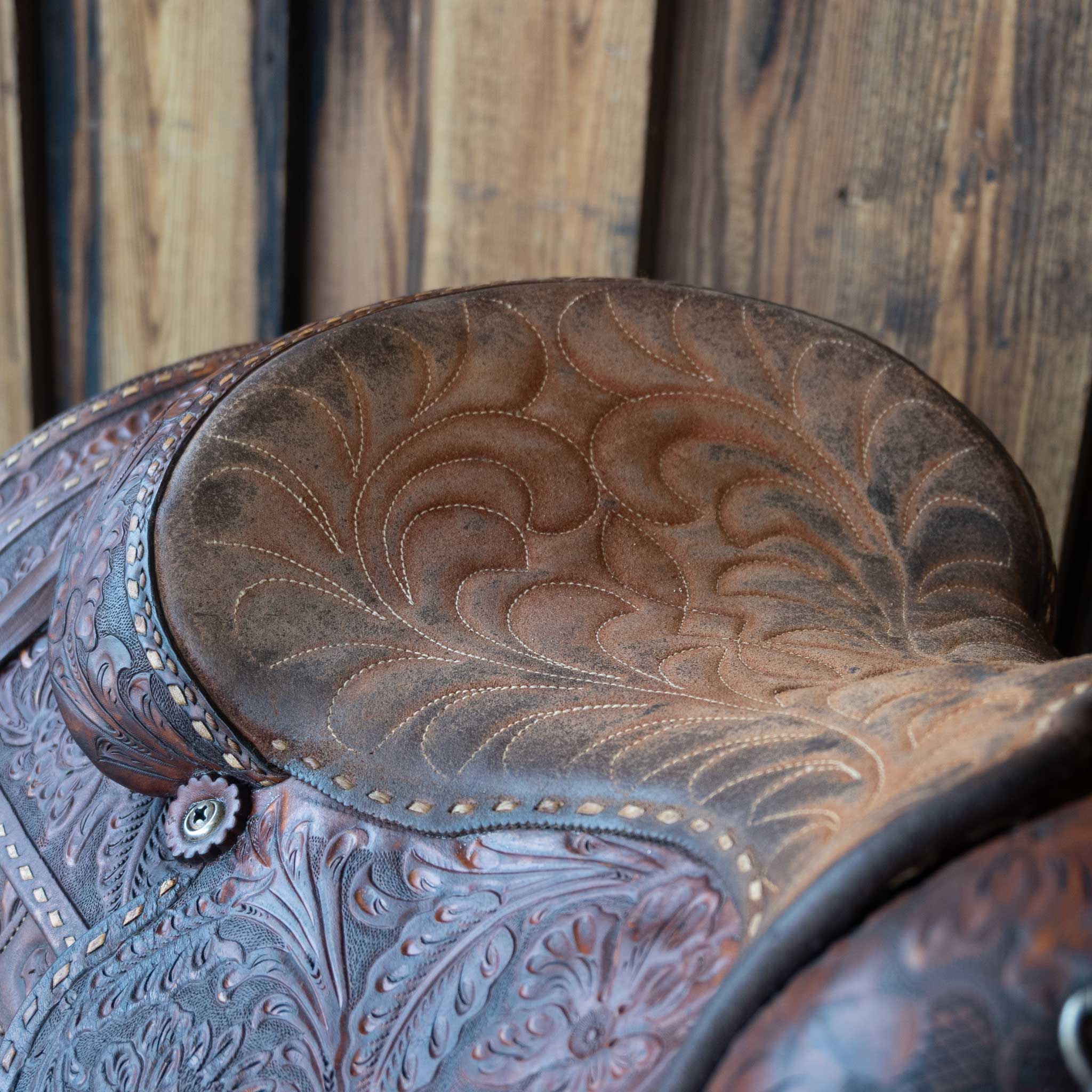 Vintage Texas Ranch Saddle - Image 3